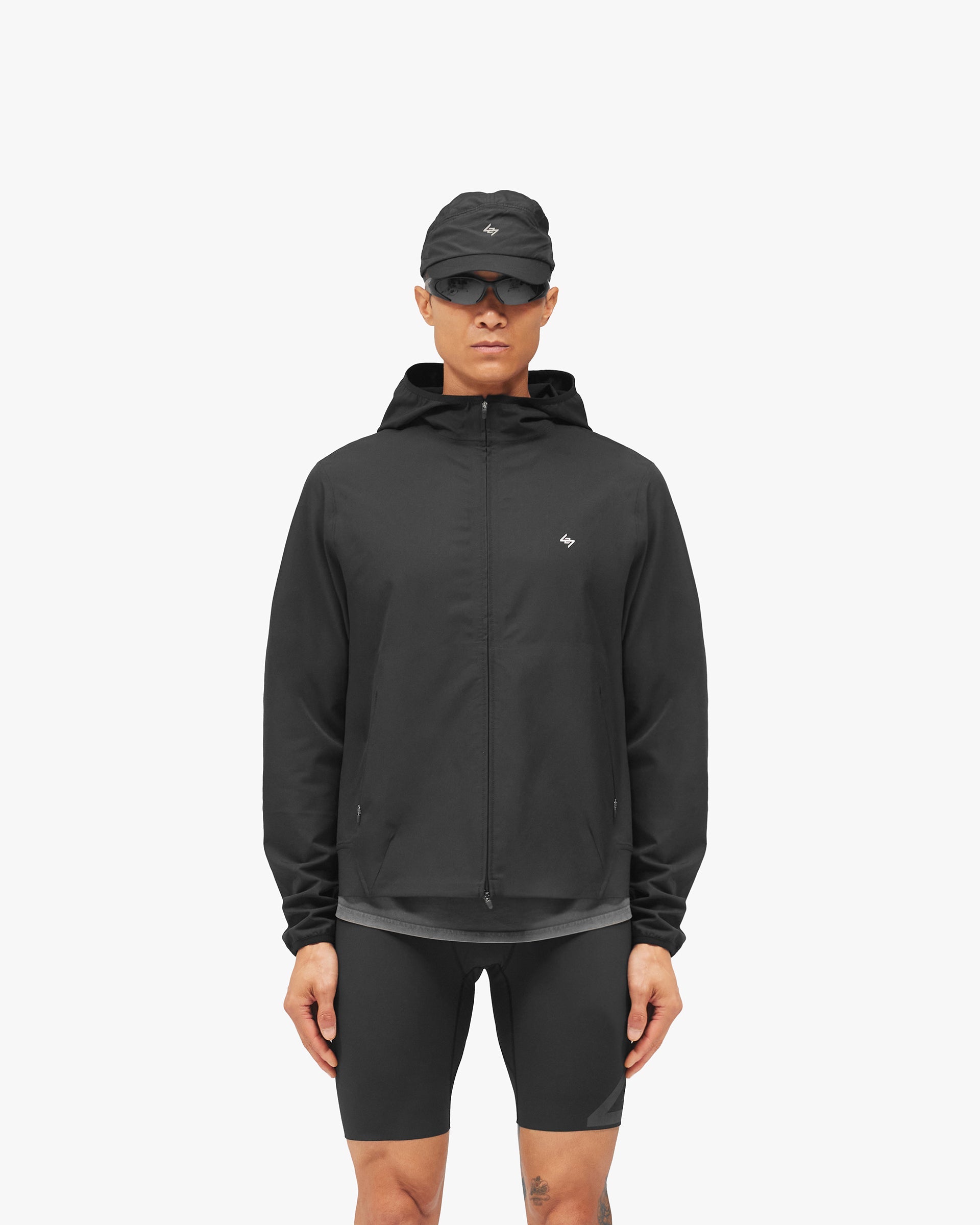 247 Hybrid Running Shell - Jet Black