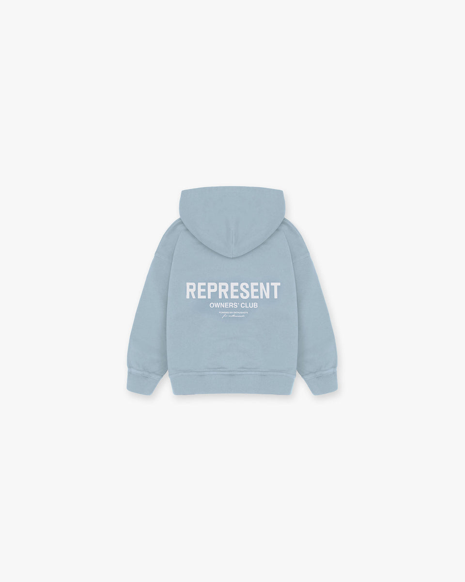 Owners' Club Kids Hoodie | Powder Blue | REPRESENT CLO