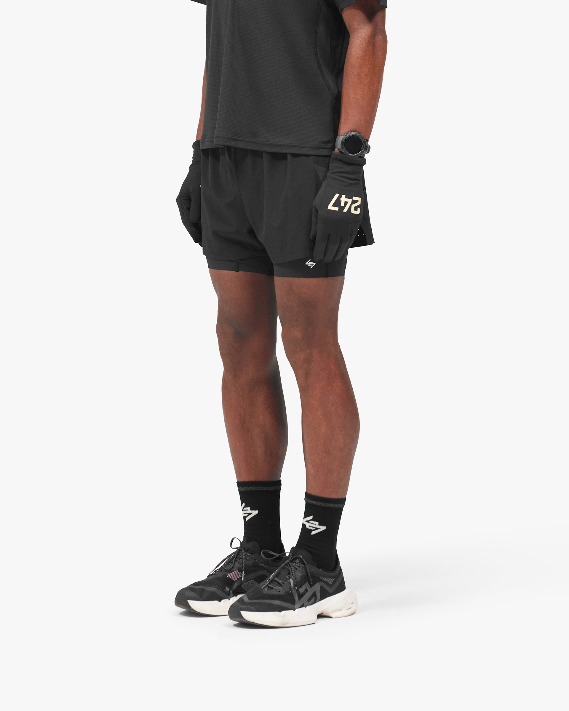 247 Ghost 2-In-1 Short - Jet Black
