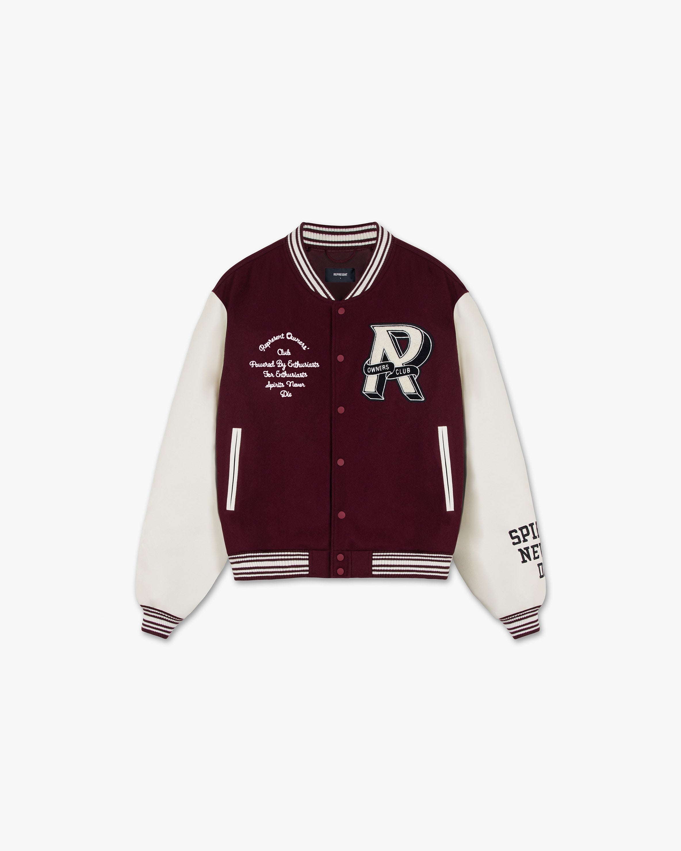 Maroon and black outlet varsity jacket