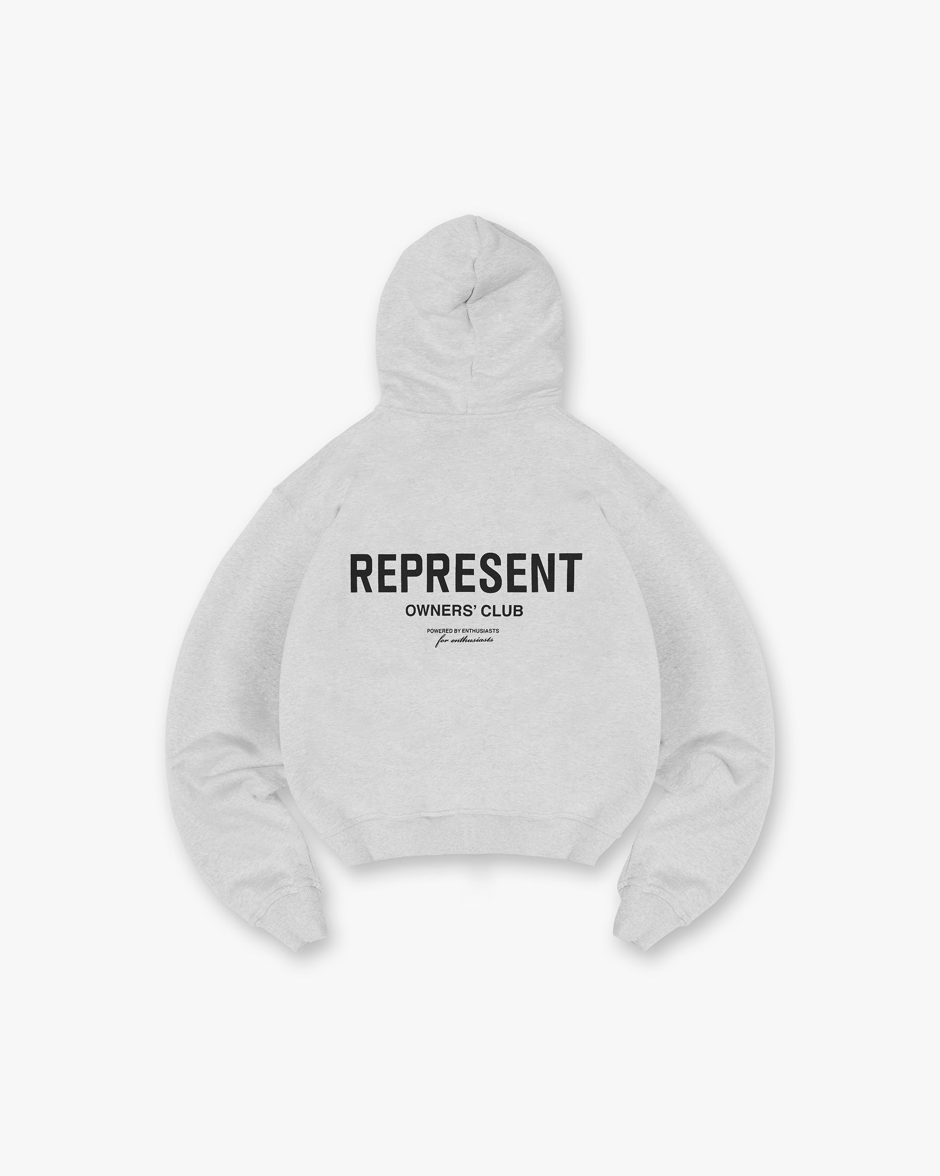 Owners' Club Zip Hoodie | Ash Grey | REPRESENT