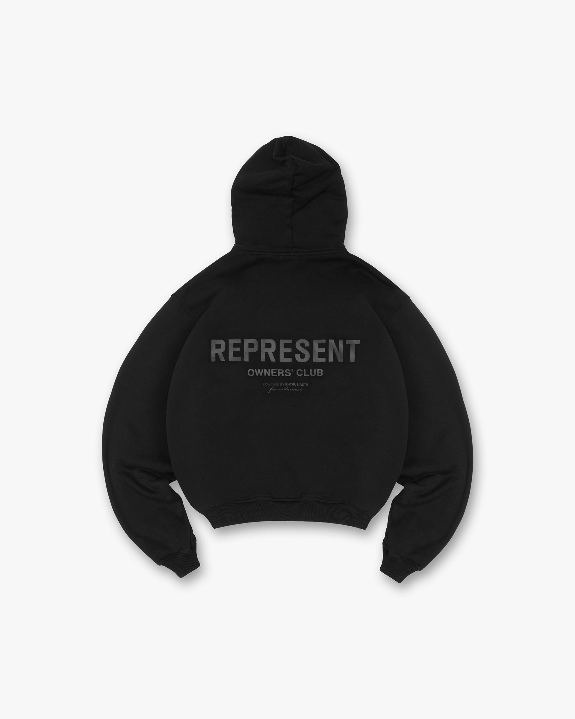 Matte Black Hoodie | Owners' Club | REPRESENT