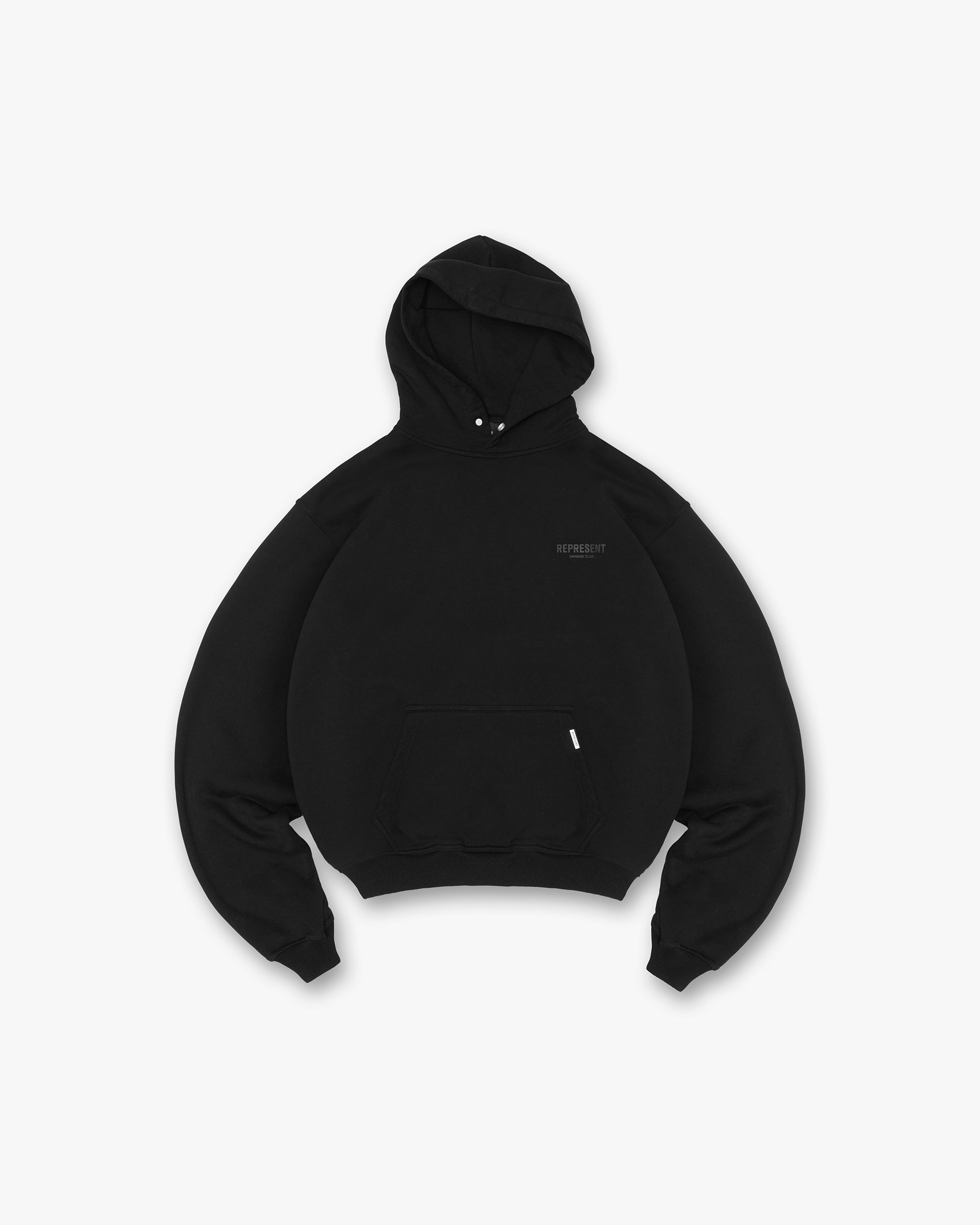 Matte Black Hoodie | Owners' Club | REPRESENT