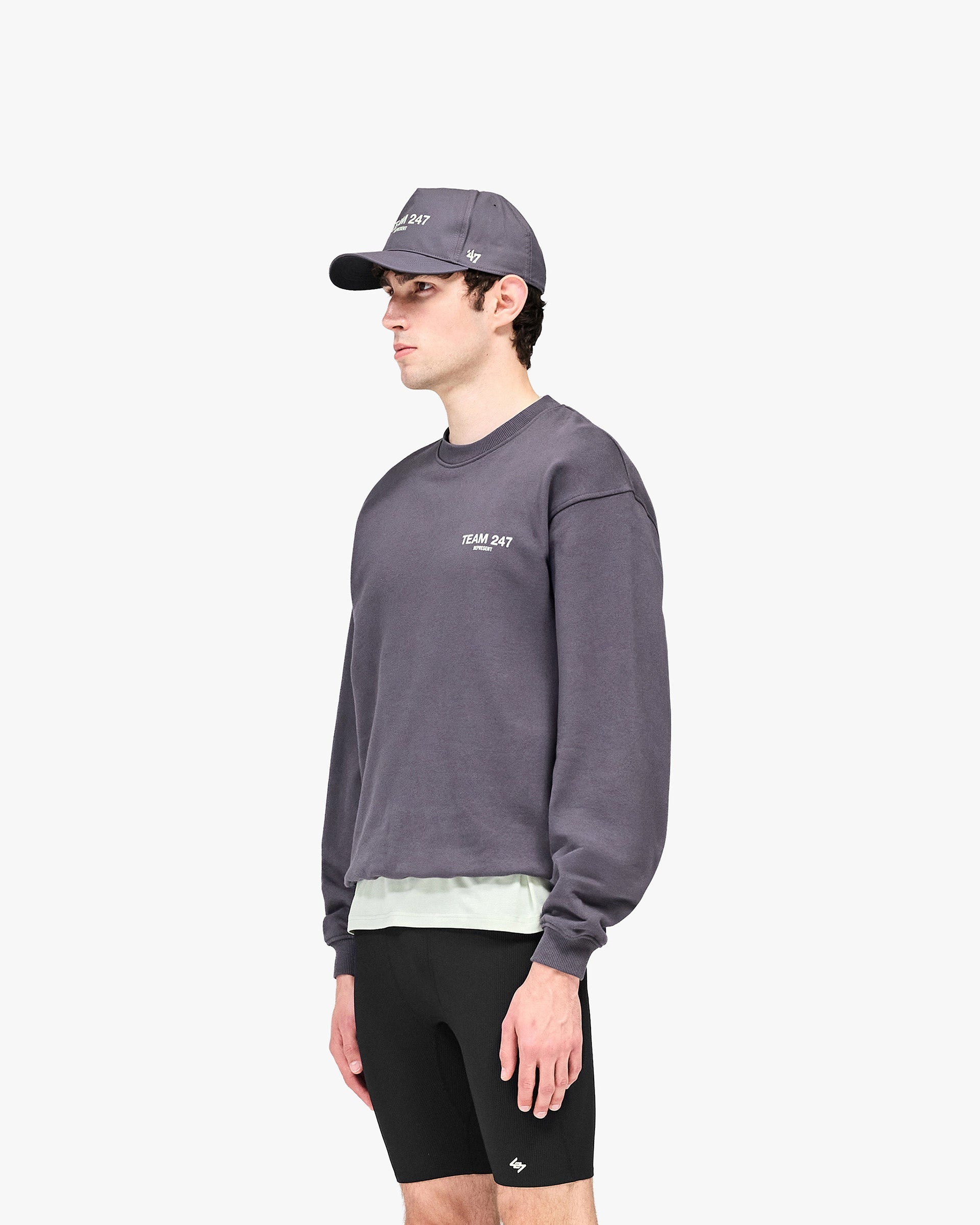 Team 247 Oversized Sweater - Graphene