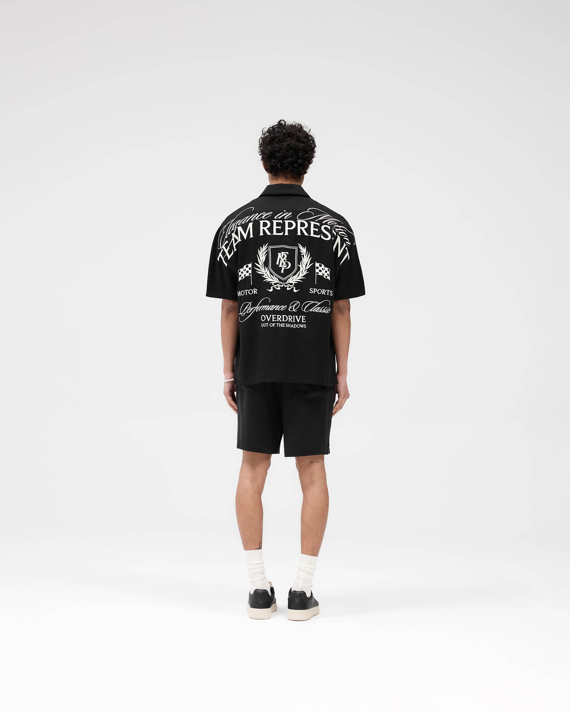 Represent Crest Short - Jet Black
