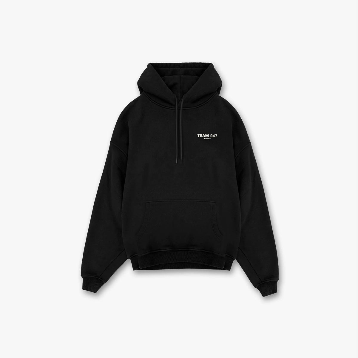 Team 247 Oversized Hoodie - Black | REPRESENT CLO