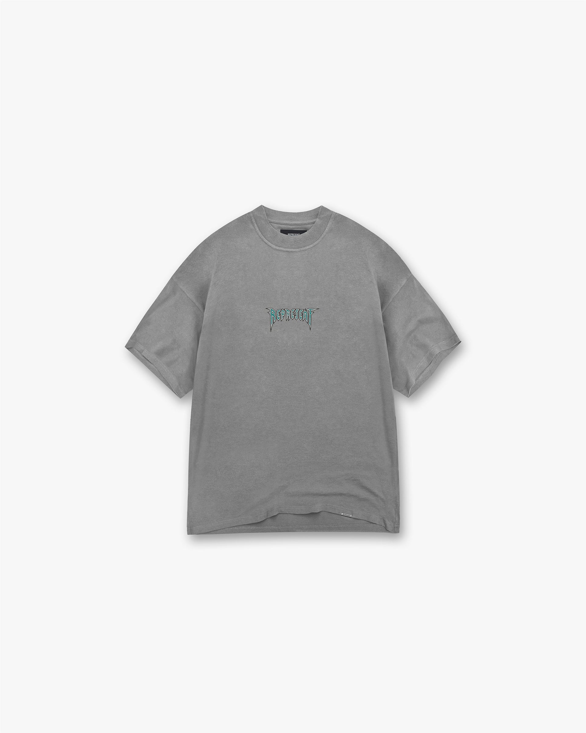 Rock Logo T-Shirt | Ultimate Grey T-Shirts FW23 | Represent Clo