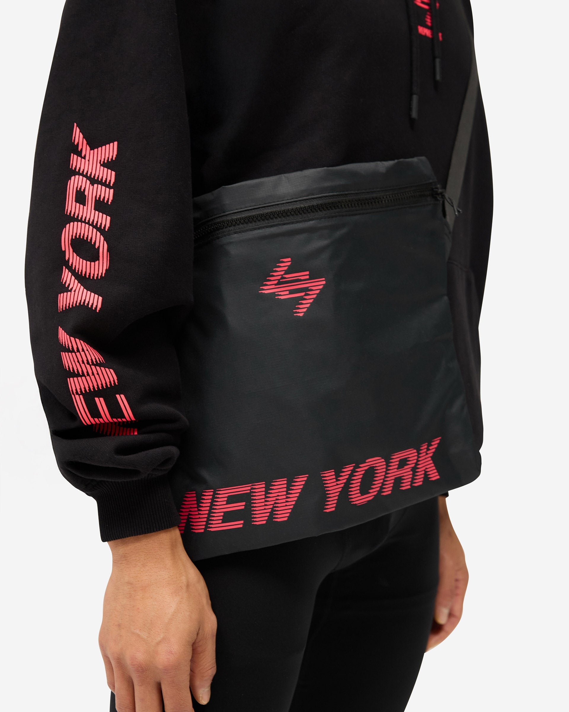247 New York Bag - Black Pink