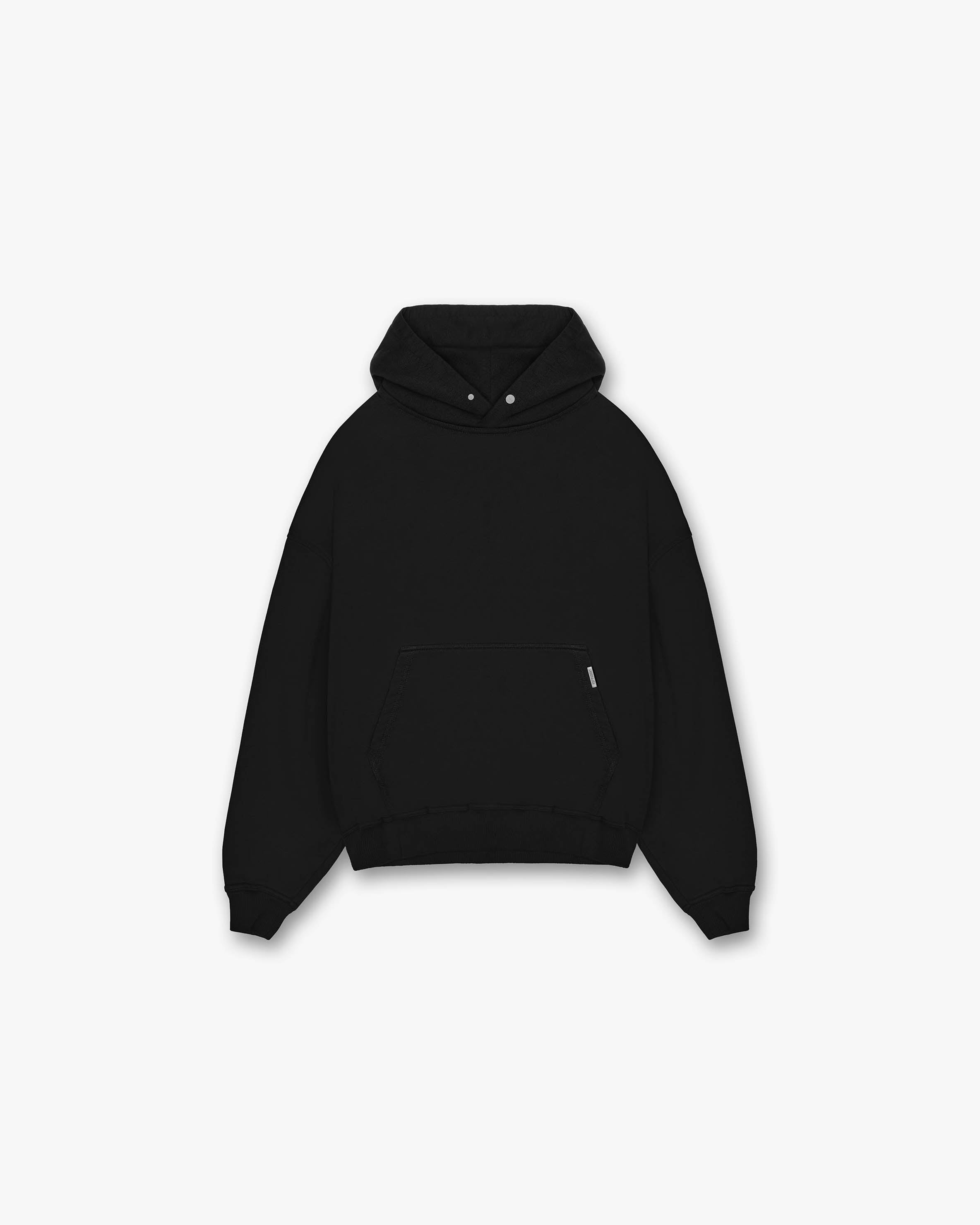 Blank Hoodie | Jet Black | REPRESENT CLO