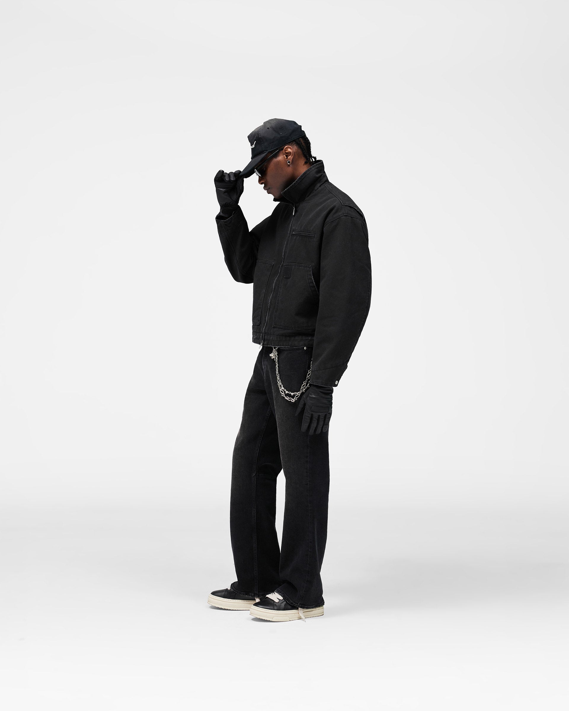 Heaton Workwear Jacket - Washed Black
