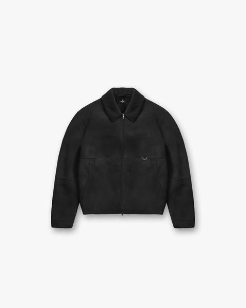 Black Faux Shearling Jacket | Jackets & Outwear | REPRESENT