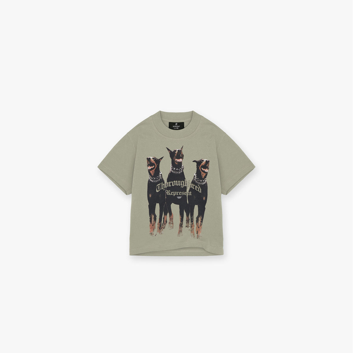 Kids Thoroughbred T-Shirt | Khaki | REPRESENT CLO