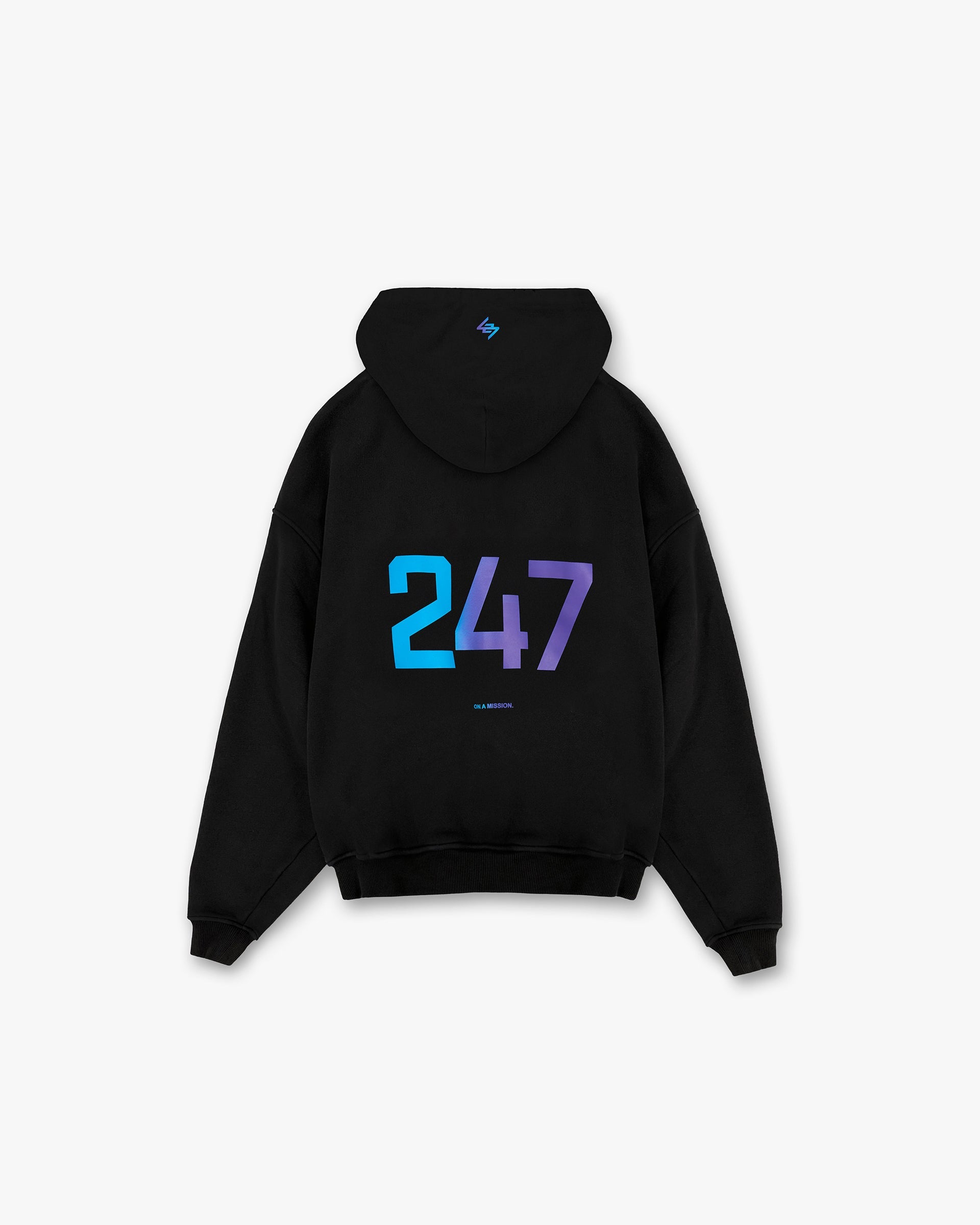 247 Oversized Hoodie - Purple Fade