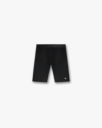 247 Ribbed Half Tight - Jet Black