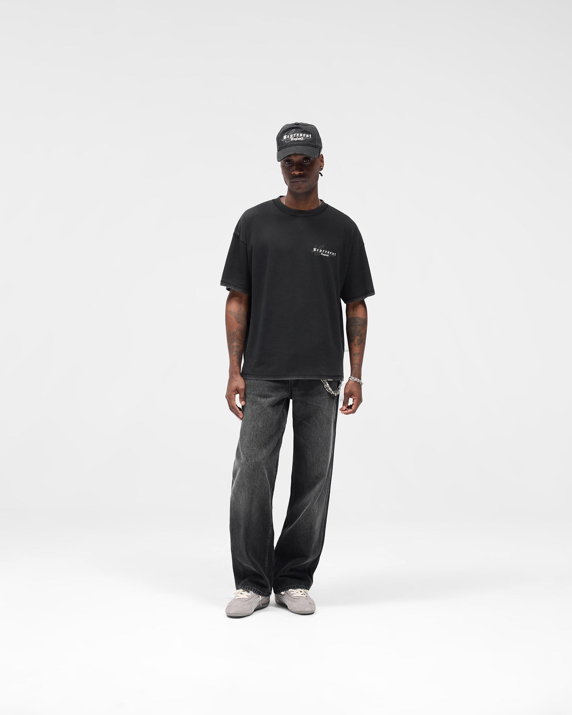 R3 Baggy Denim - Aged Black