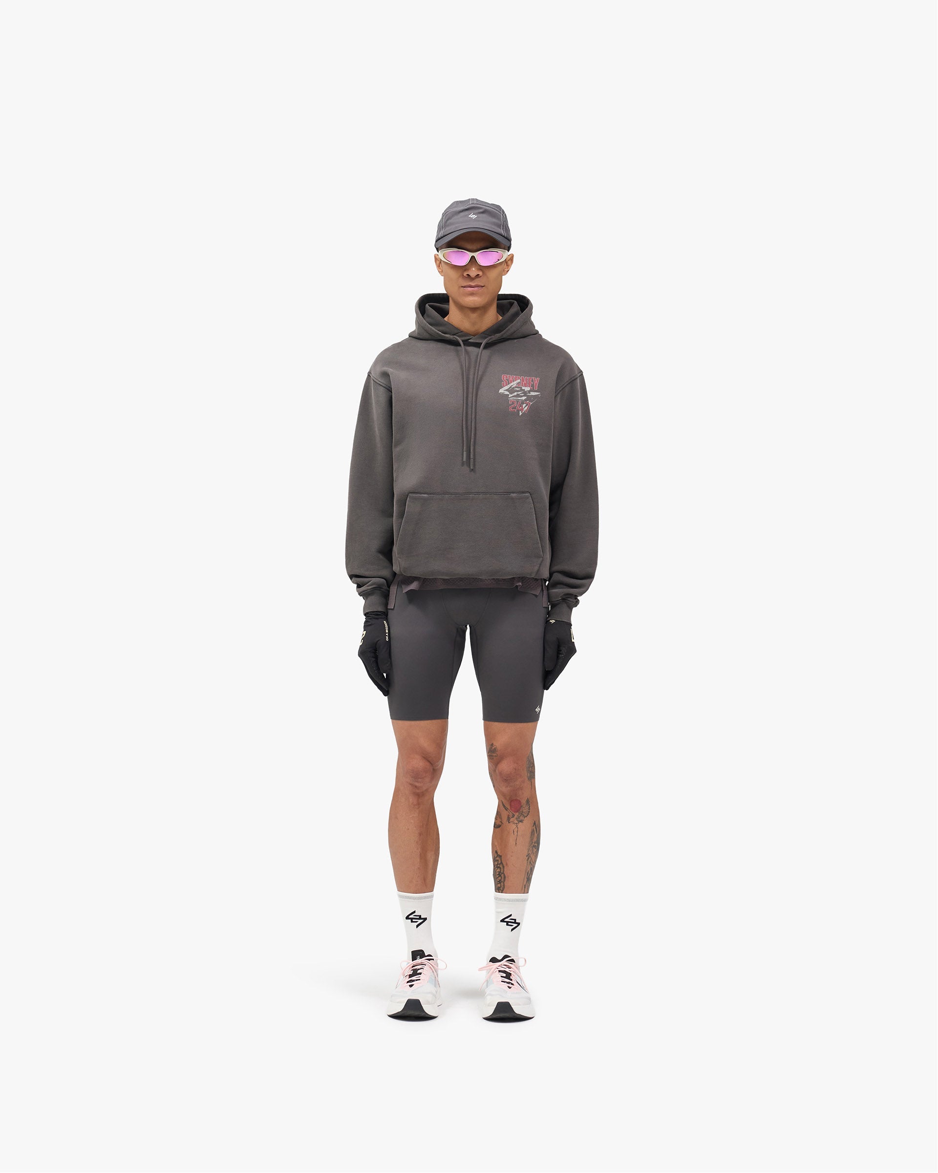 247 Sydney Hoodie - Washed Grey