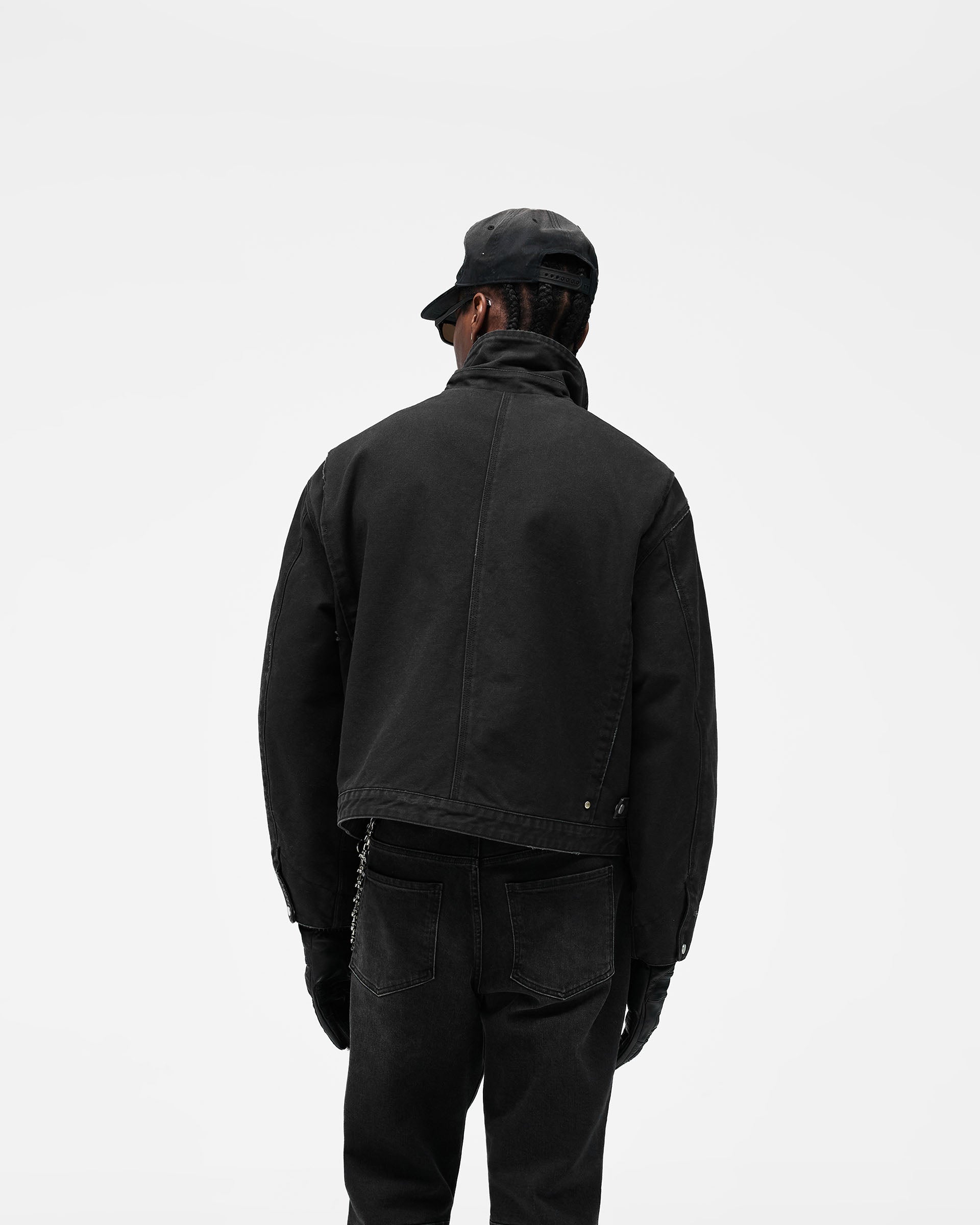 Heaton Workwear Jacket - Washed Black