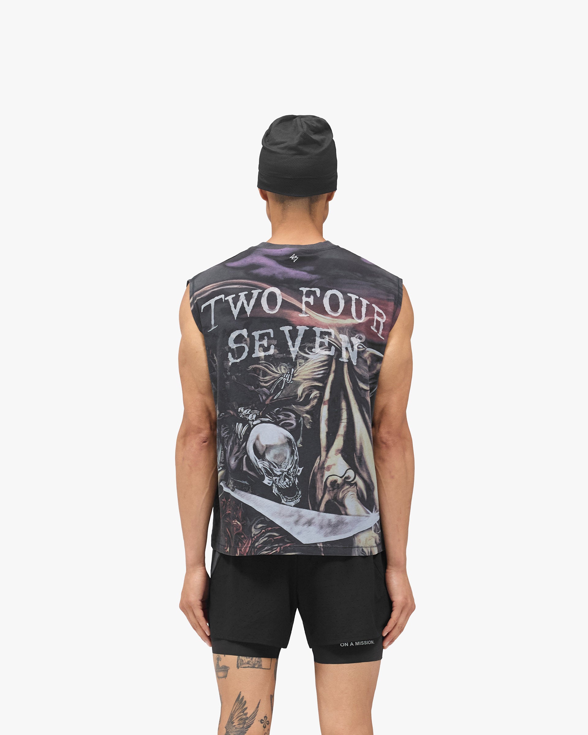 247 x Avenged Sevenfold City Of Evil Tank - Aged Black