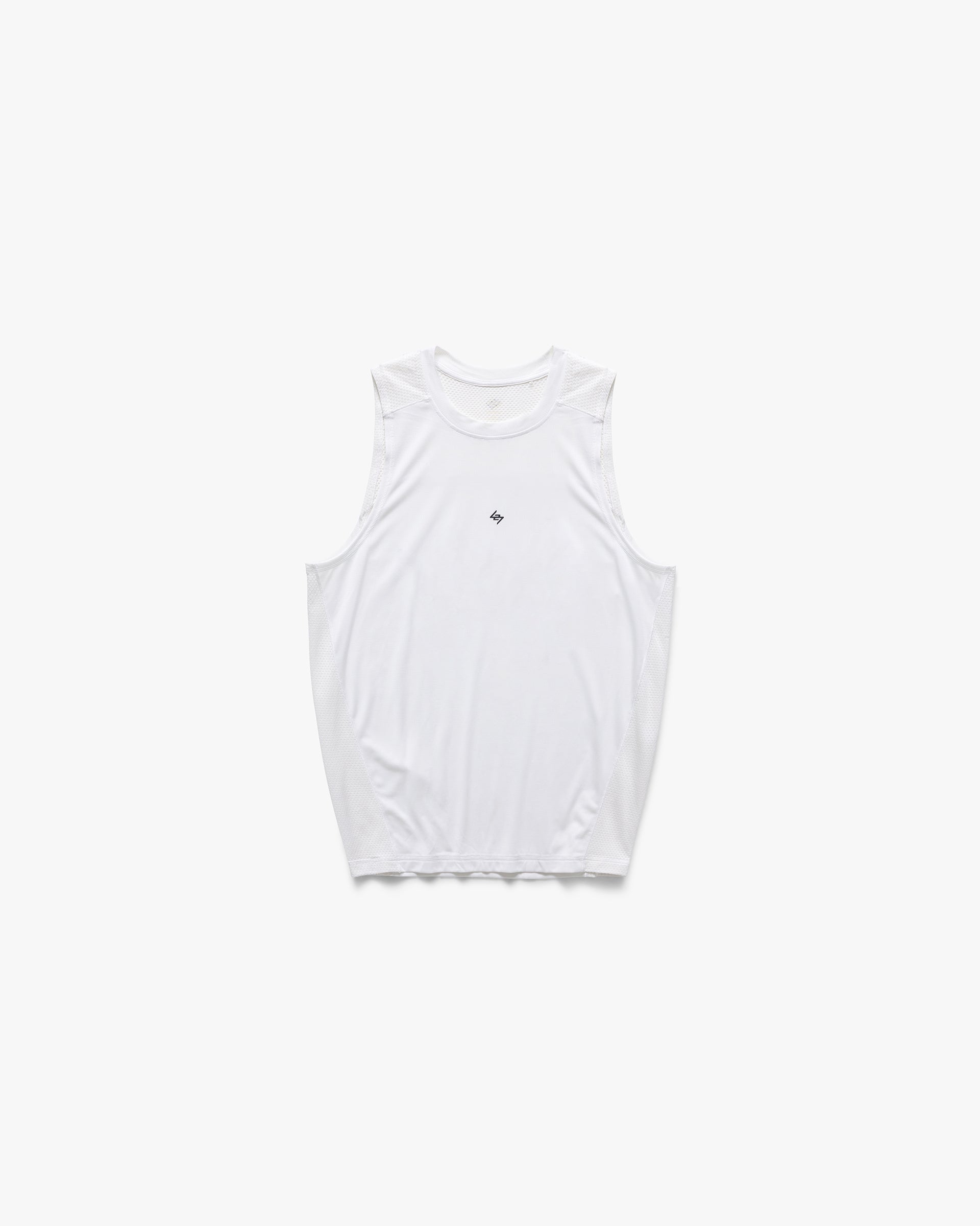 247 Numbers Tank - Flat White
