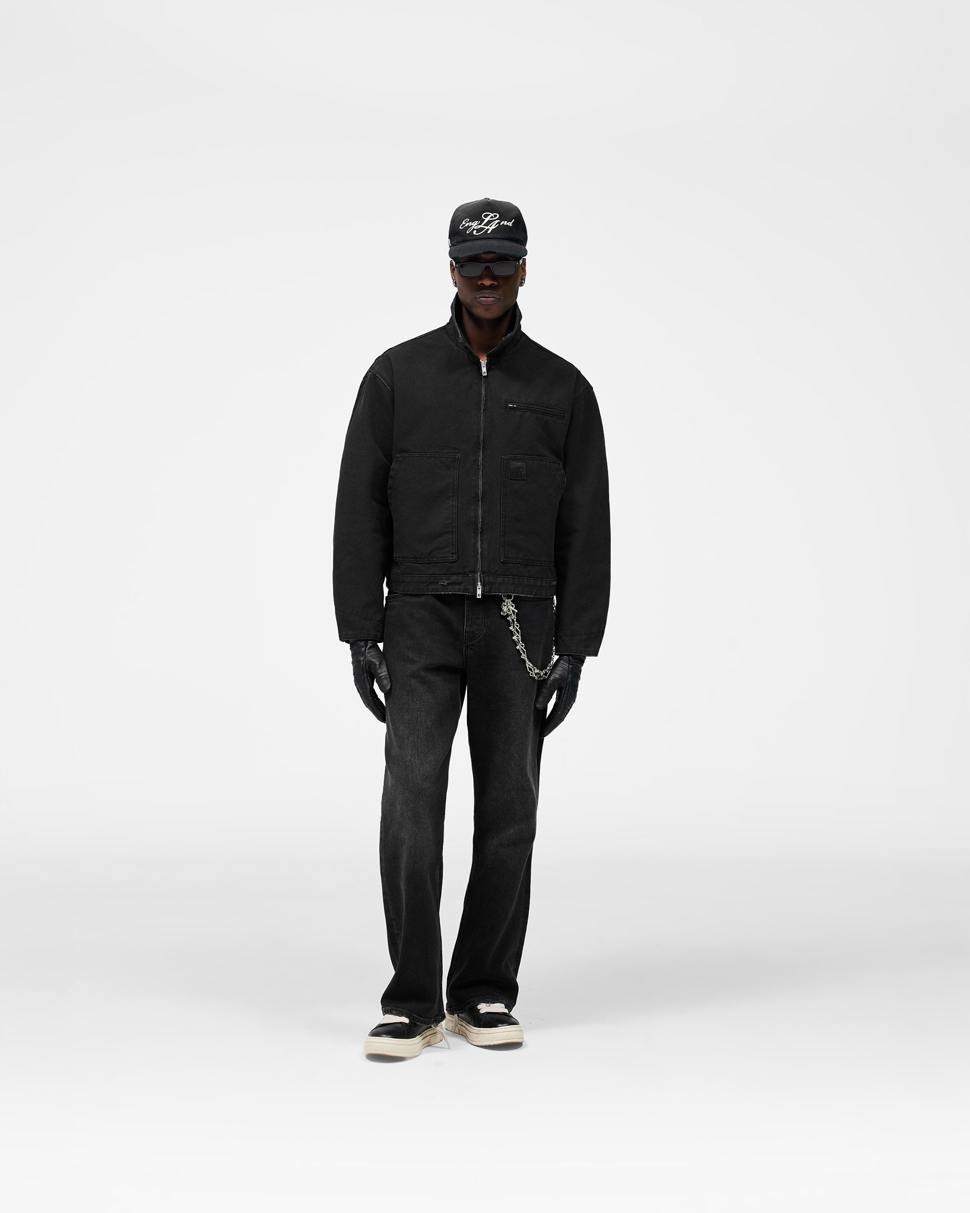 Heaton Workwear Jacket - Washed Black