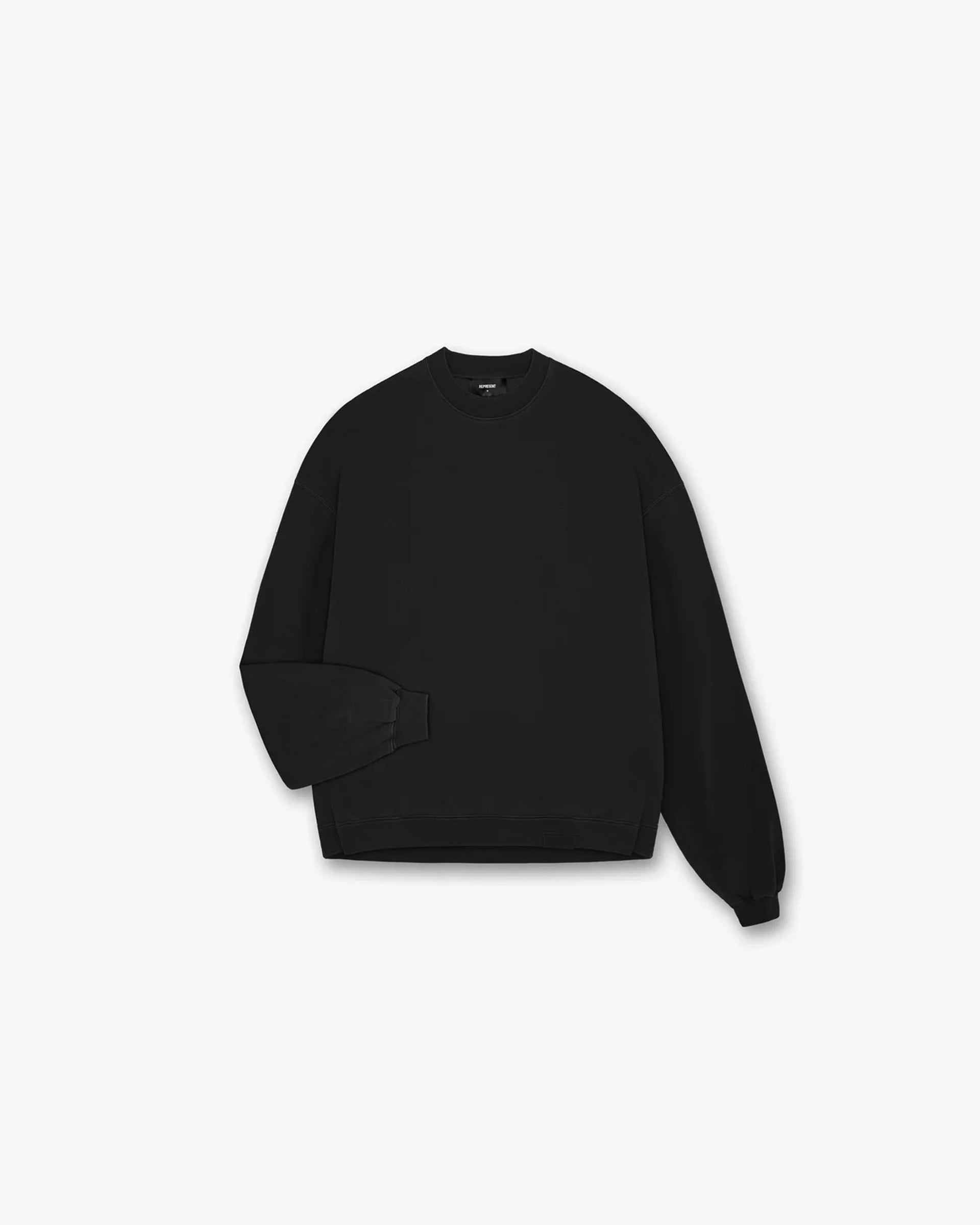 Initial Sweater | Jet Black Sweaters Initial | Represent Clo