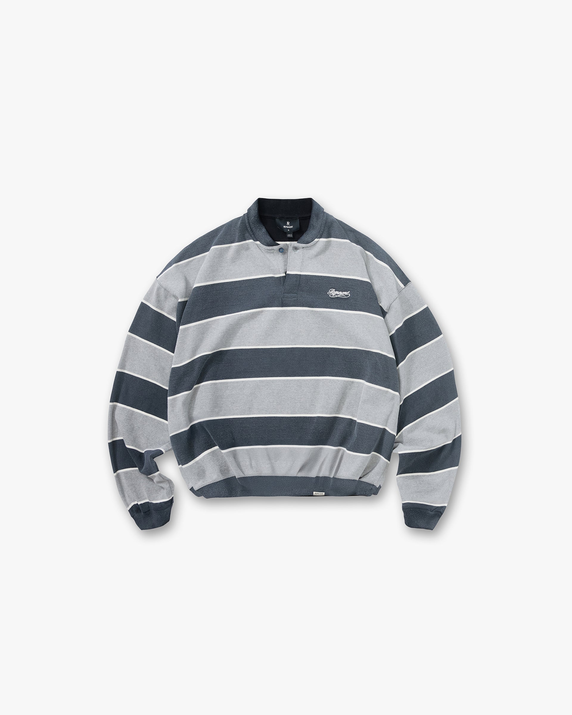 California_Striped_Henley_Collar_-_Jet_Black_Grey_Marl_01.jpg