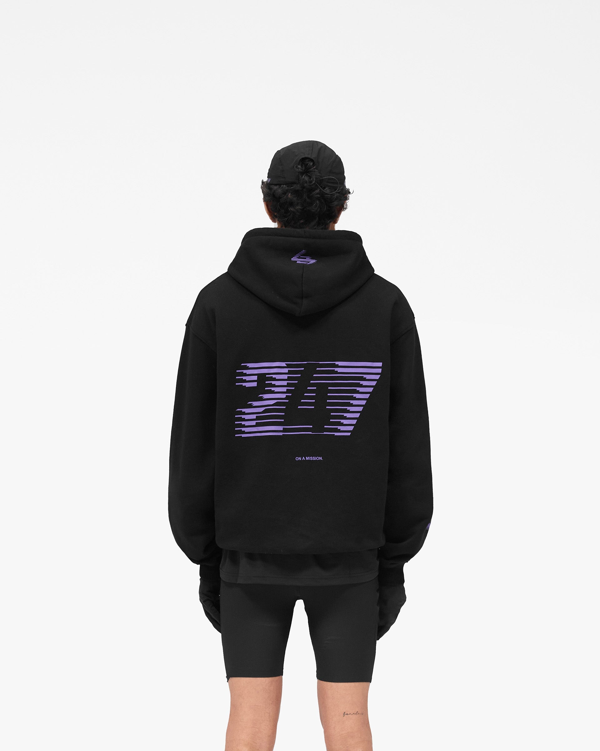 247 Berlin Hoodie - Black Purple