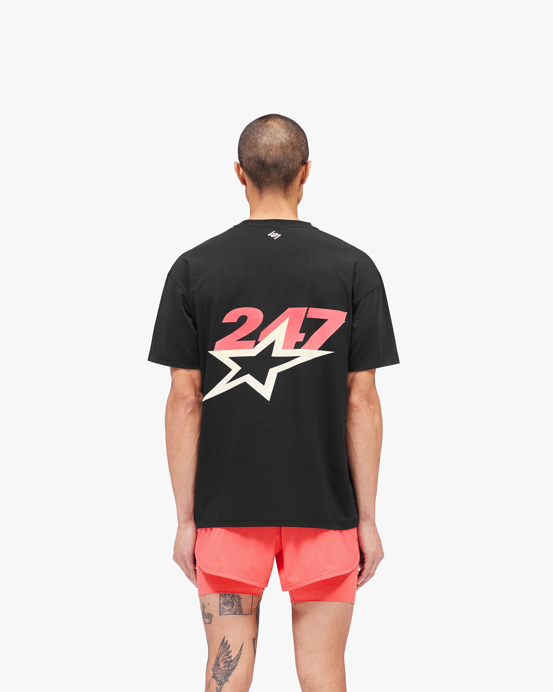 Black Team 247 Star OS Tee | 247 SS26 T-Shirts | REPRESENT
