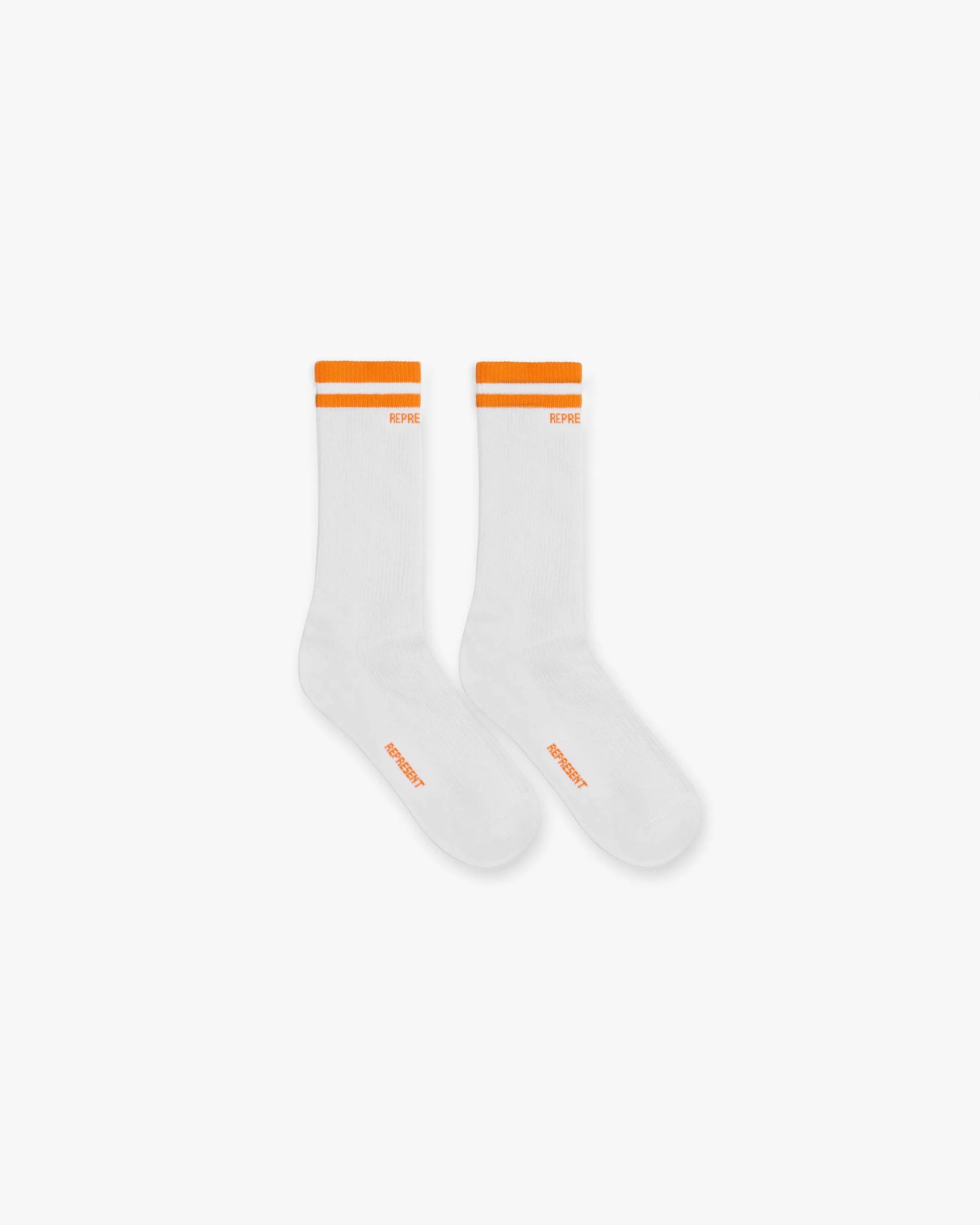 Represent College Socks | Neon Orange Accessories SS23 | Represent Clo