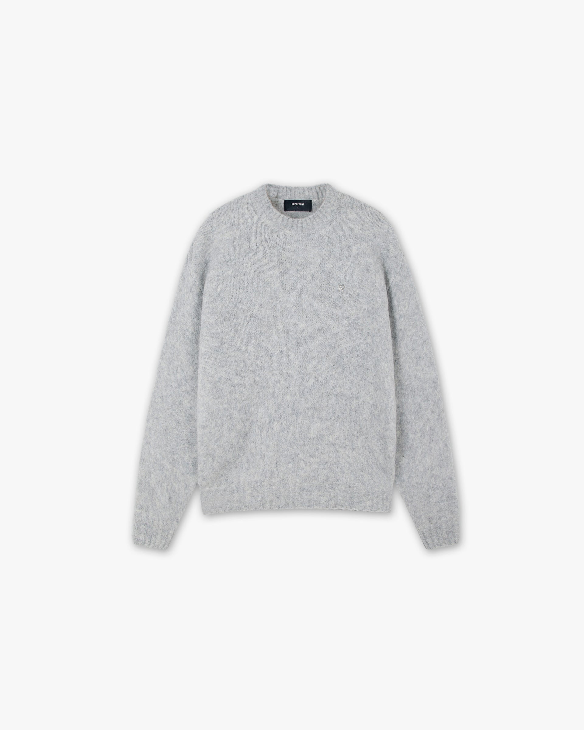 Alpaca Knit Sweater - Grey