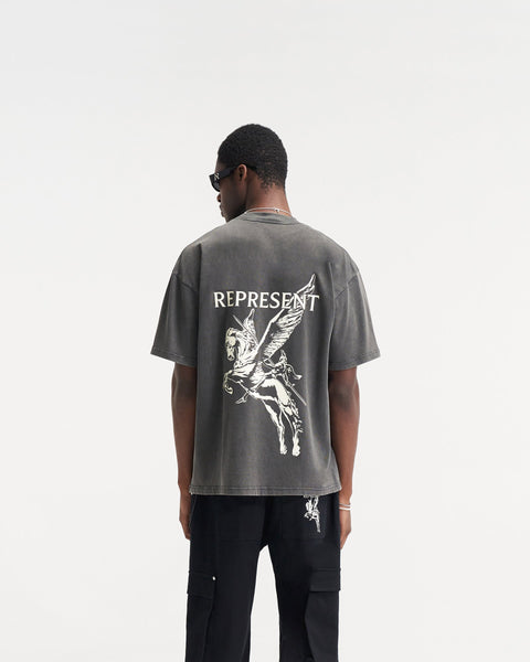 Double Distilled T-Shirt | Off Black | REPRESENT CLO