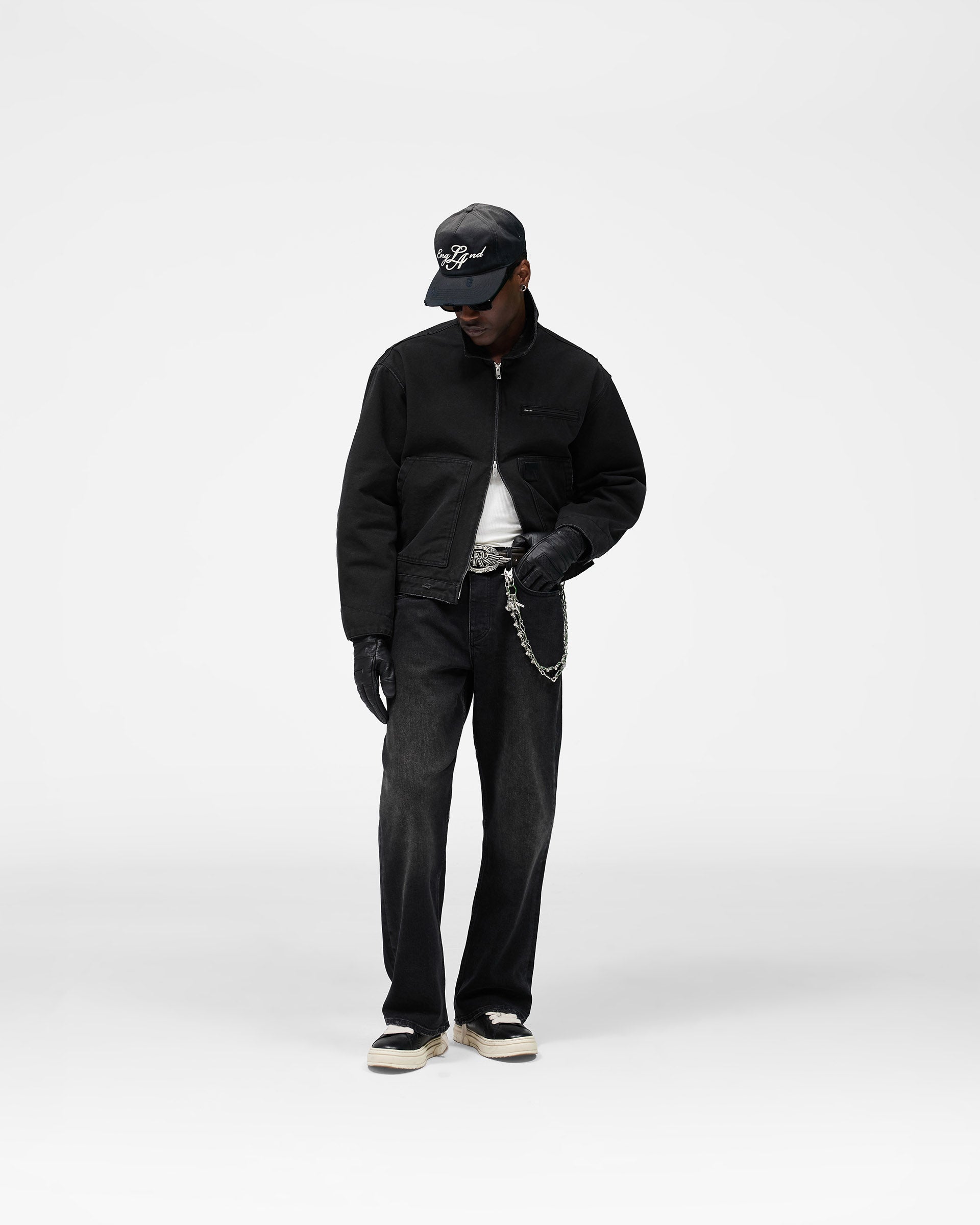 Heaton Workwear Jacket - Washed Black