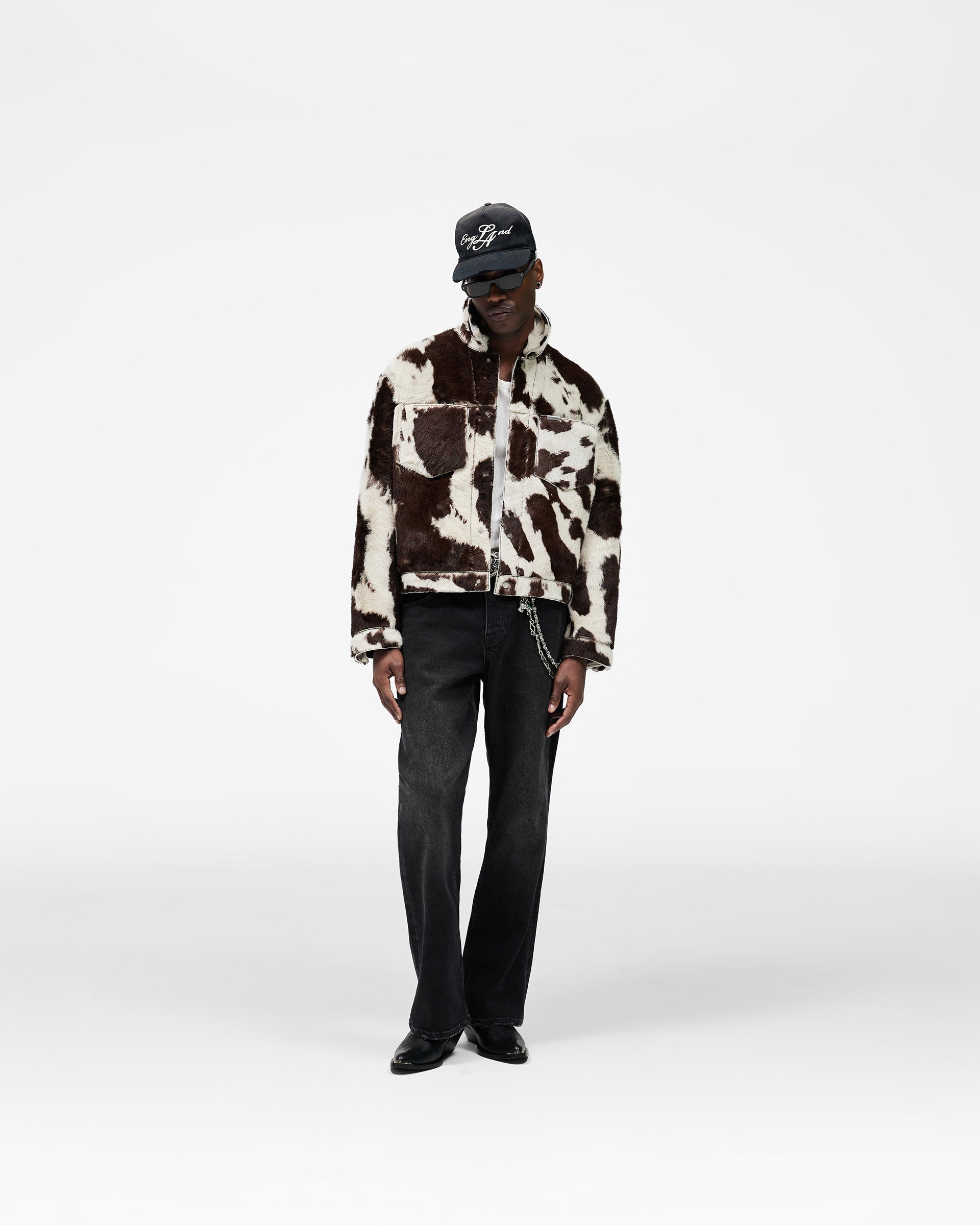 Cowhide Trucker Jacket - Multi