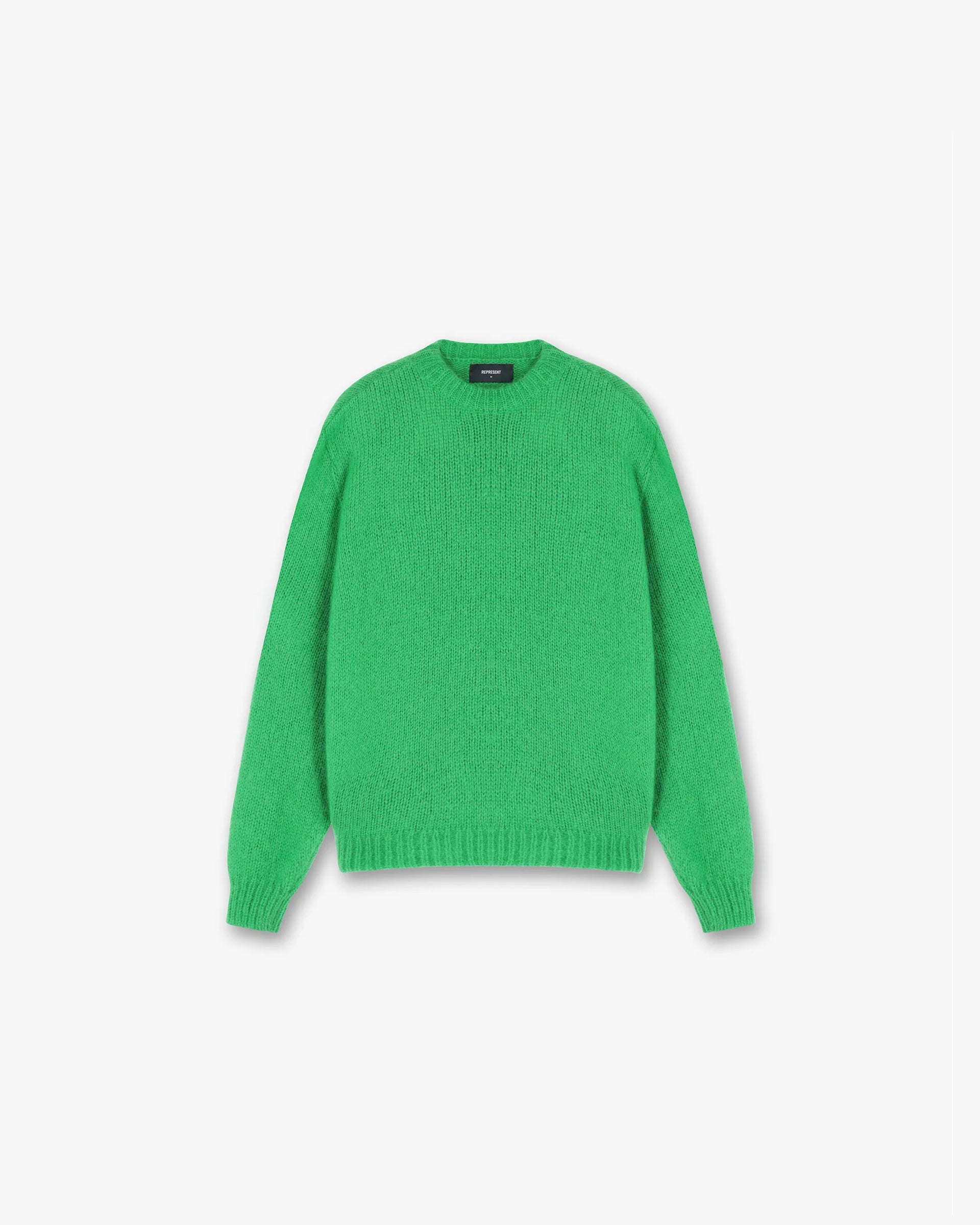 Mohair Sweater | Island Green Knitwear FW23 | Represent Clo