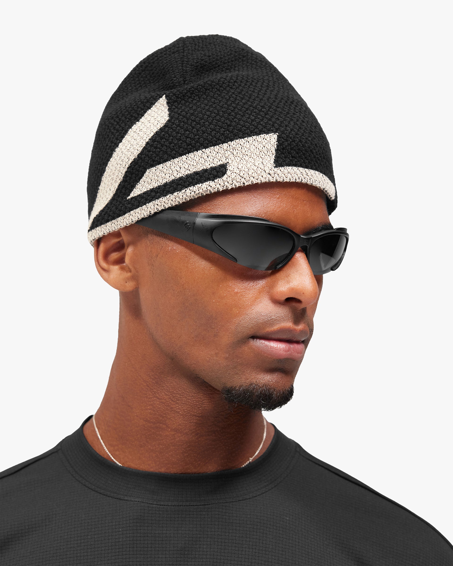 247 Waffle Beanie - Jet Black