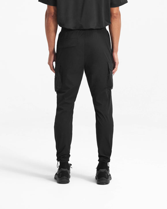 247 Pants | Black Nylon Cargo Pants | REPRESENT CLO