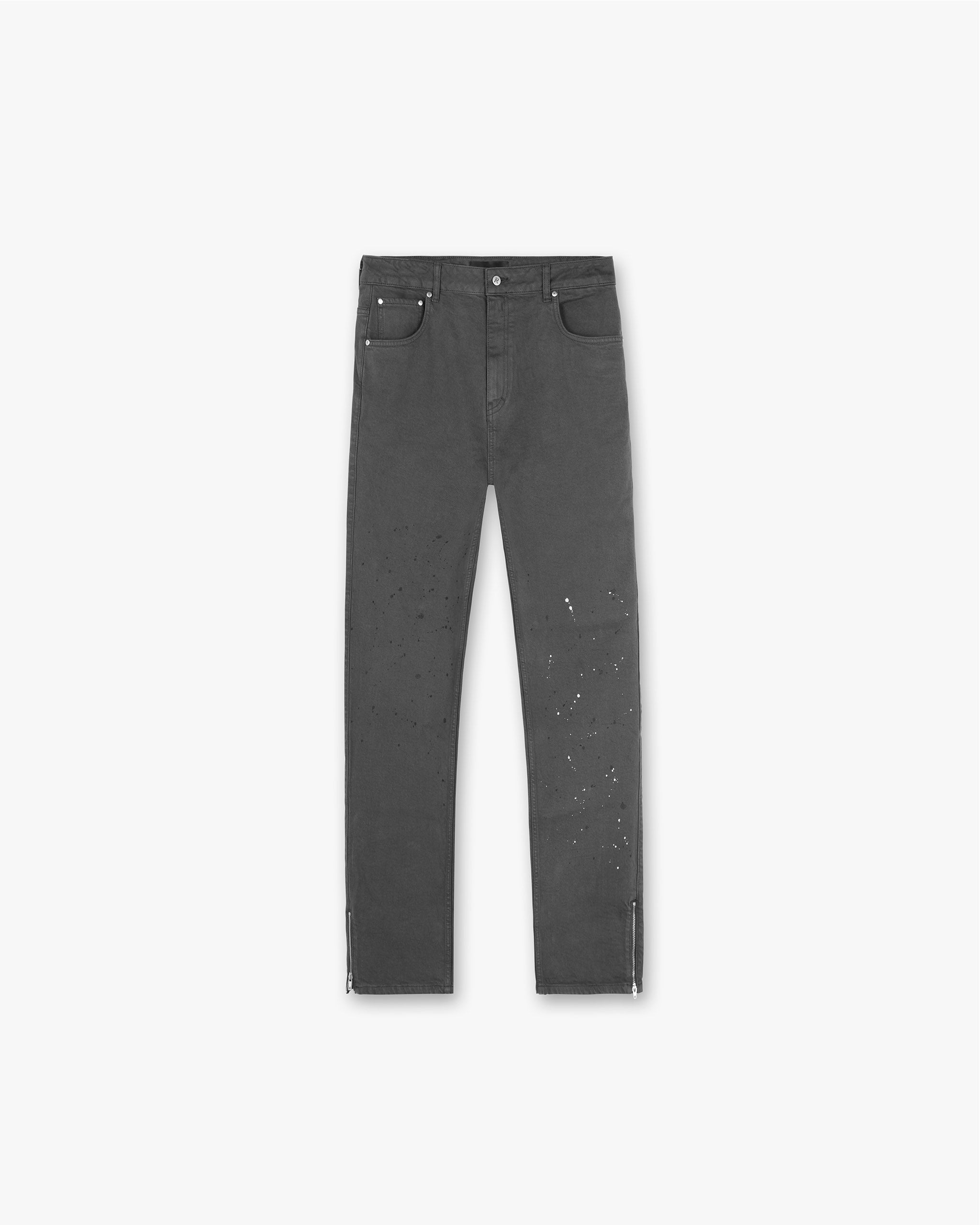 Grey Split Jeans | Straight Leg | REPRESENT CLO