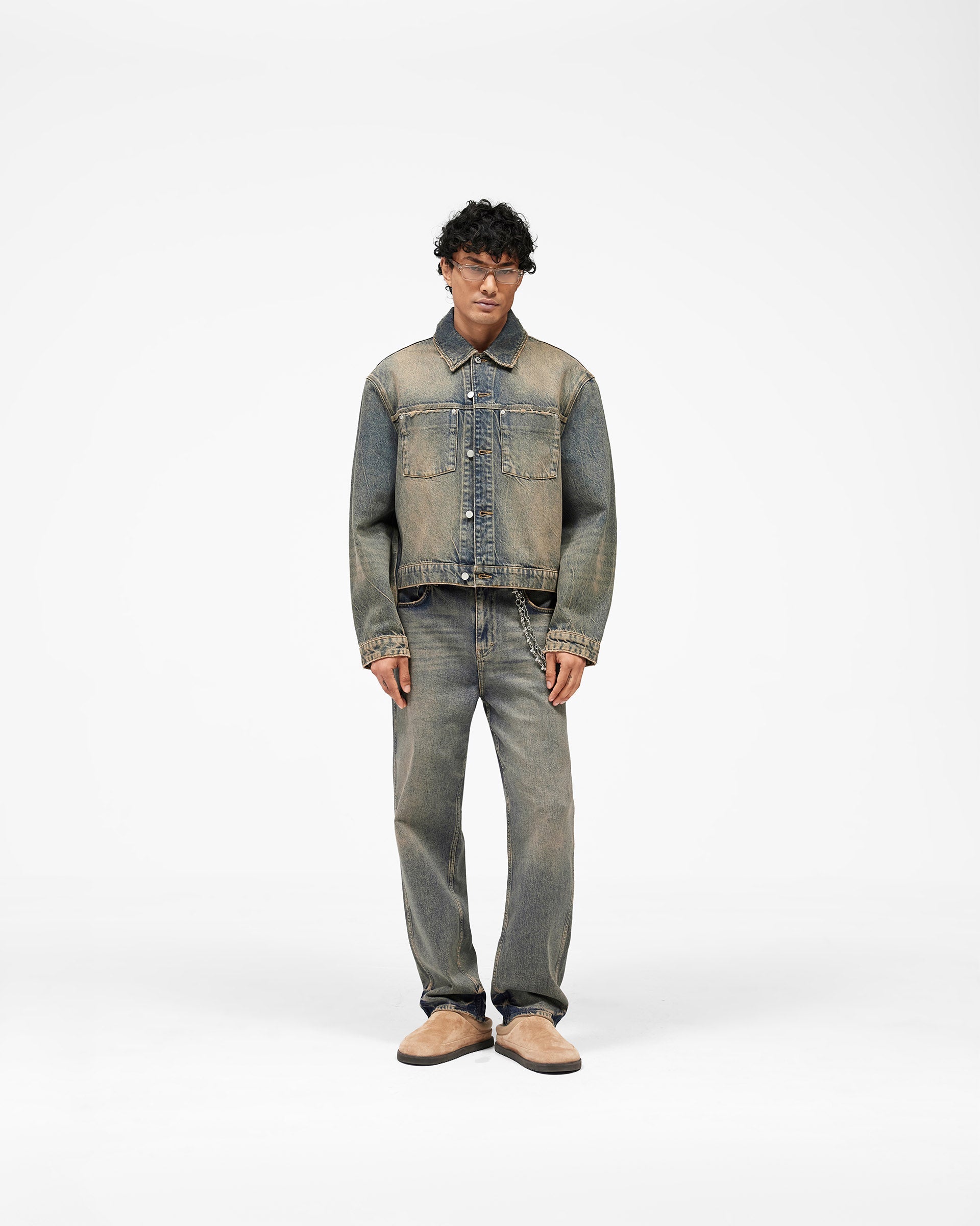 R3 Baggy Denim - Blue Cream