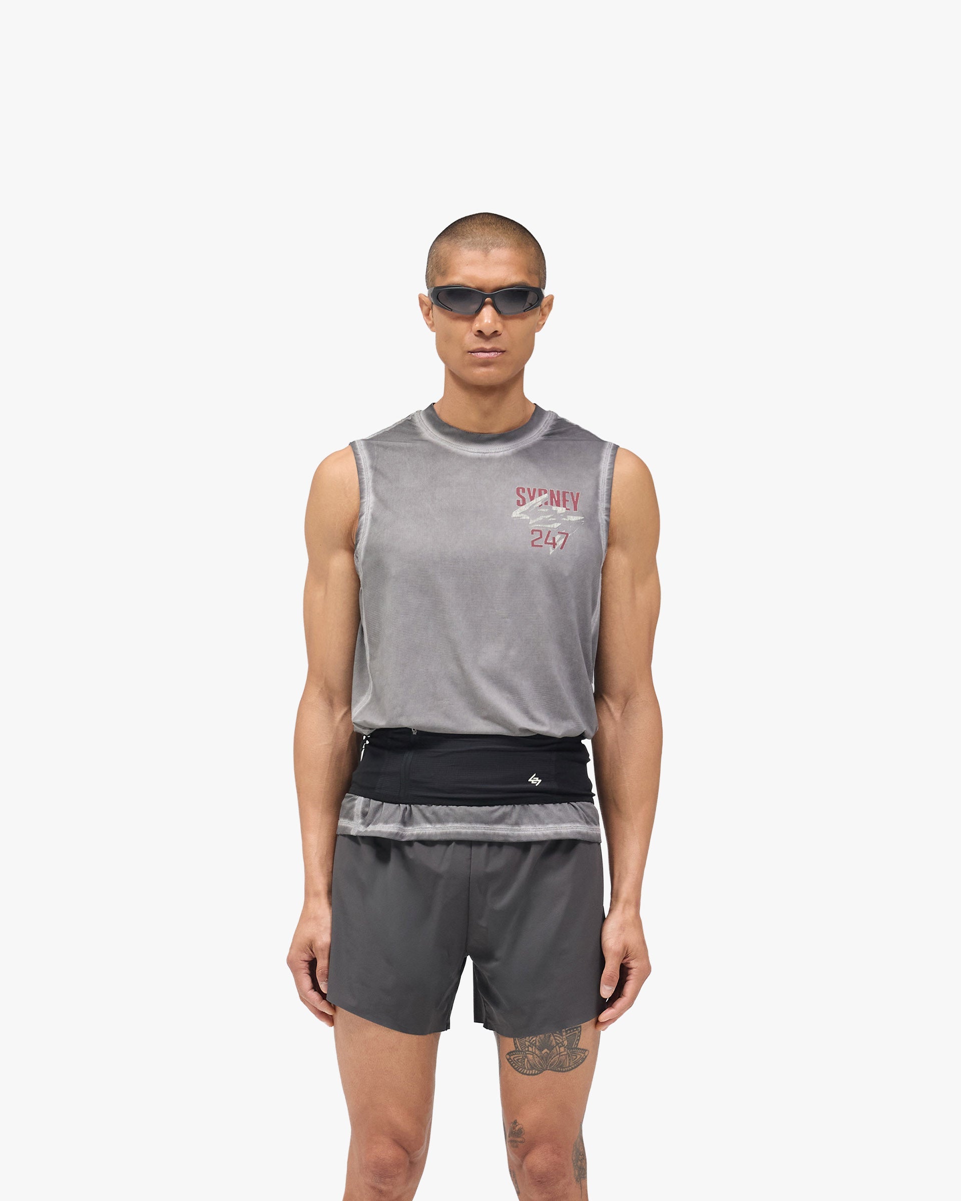 247 Sydney Tank - Washed Grey