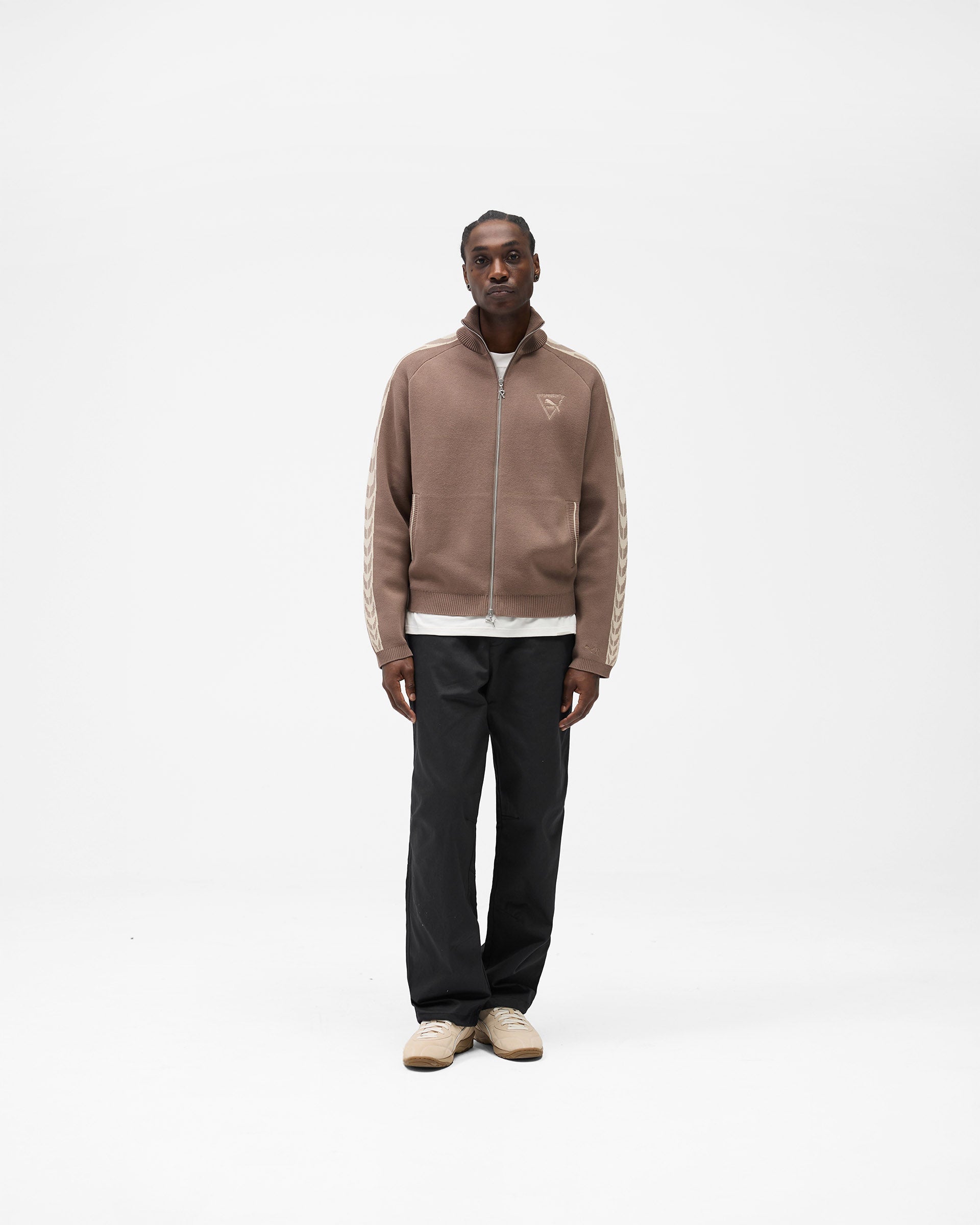 Represent X Puma T7 Knit Jacket - Pine Bark