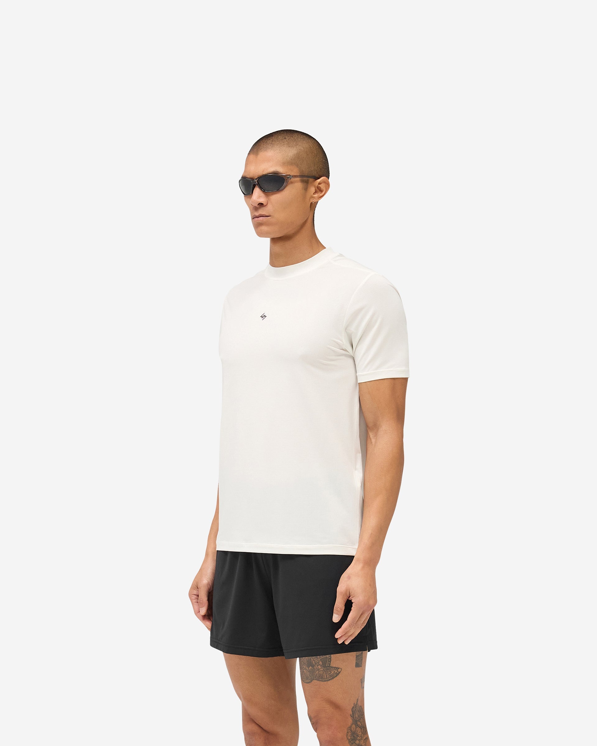 247 DNA Mesh T-Shirt - Flat White