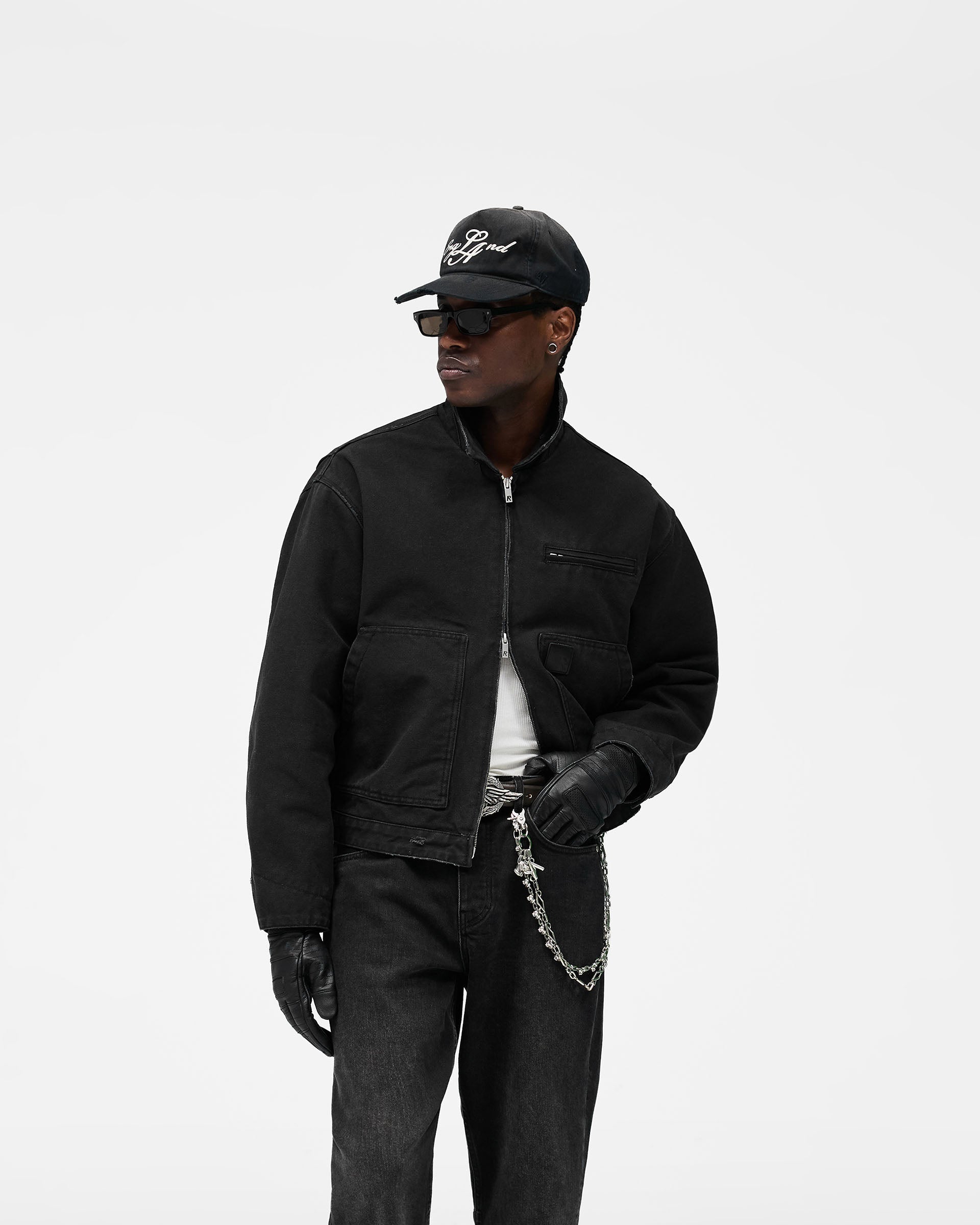 Heaton Workwear Jacket - Washed Black