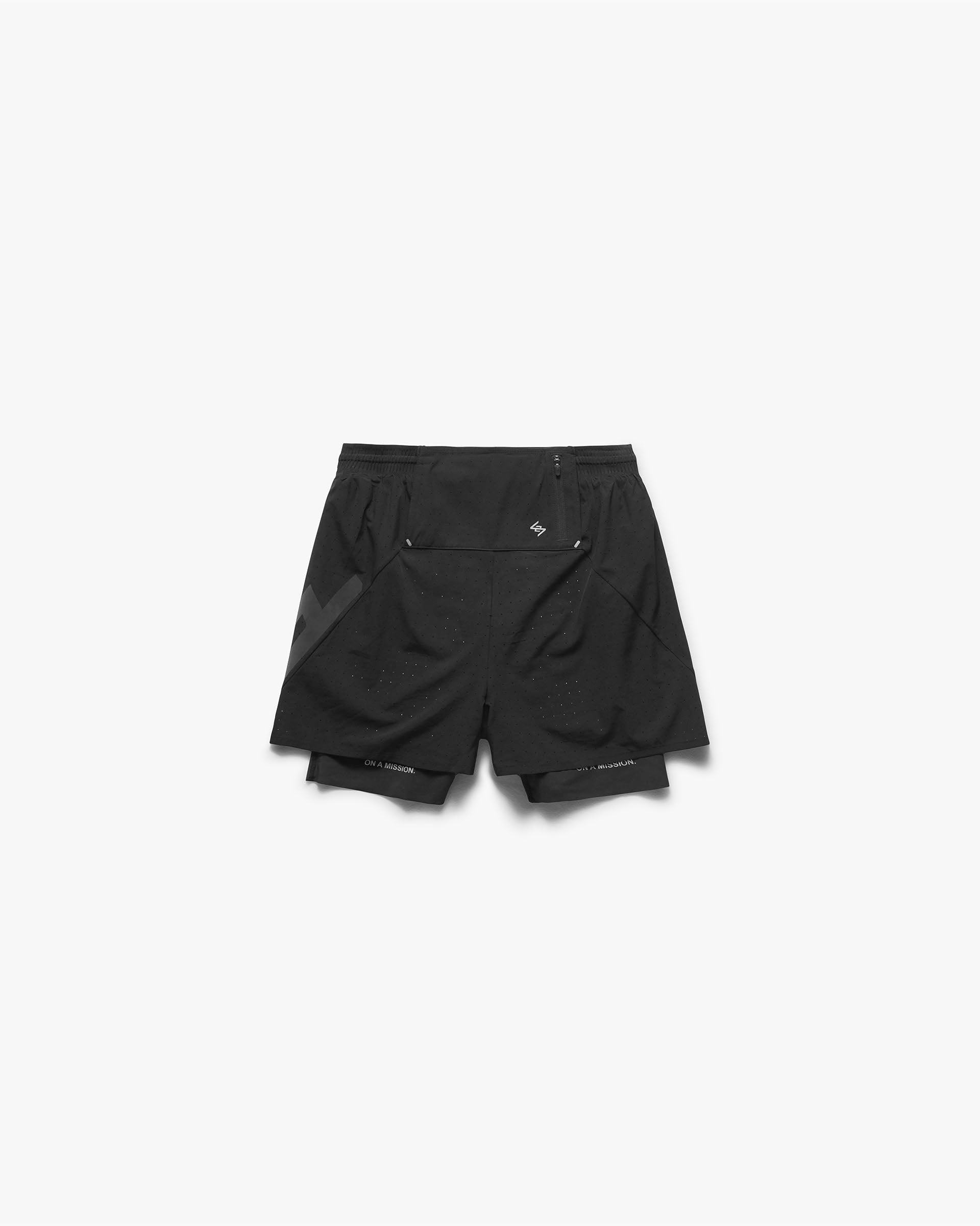 247 Ghost 2-In-1 Short - Jet Black