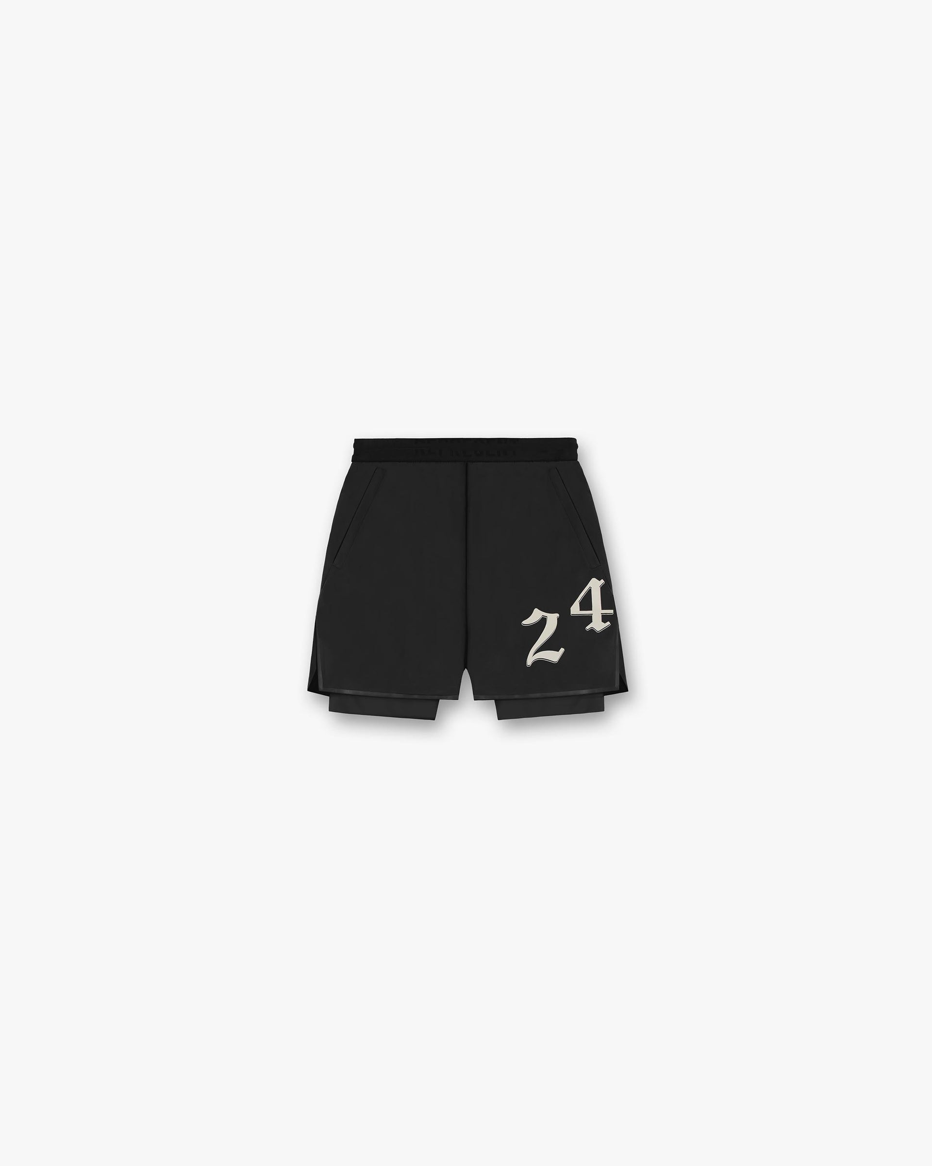 Vintage 247 2 in 1 Short | Black Papyrus Shorts 247 | Represent Clo