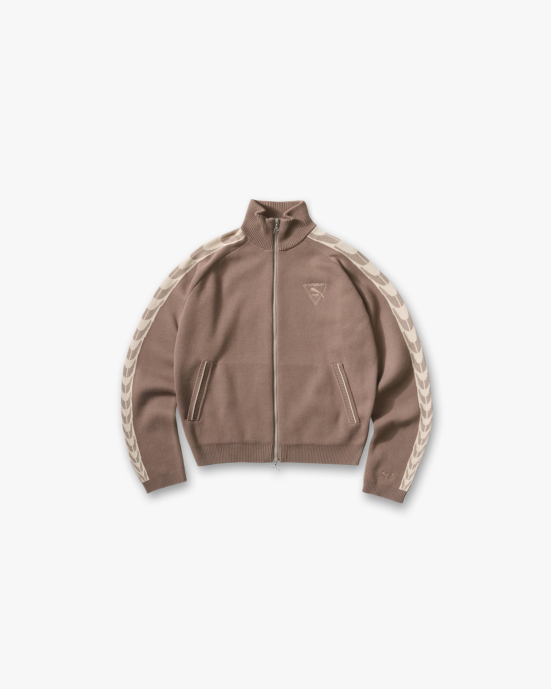 Represent X Puma T7 Knit Jacket - Pine Bark