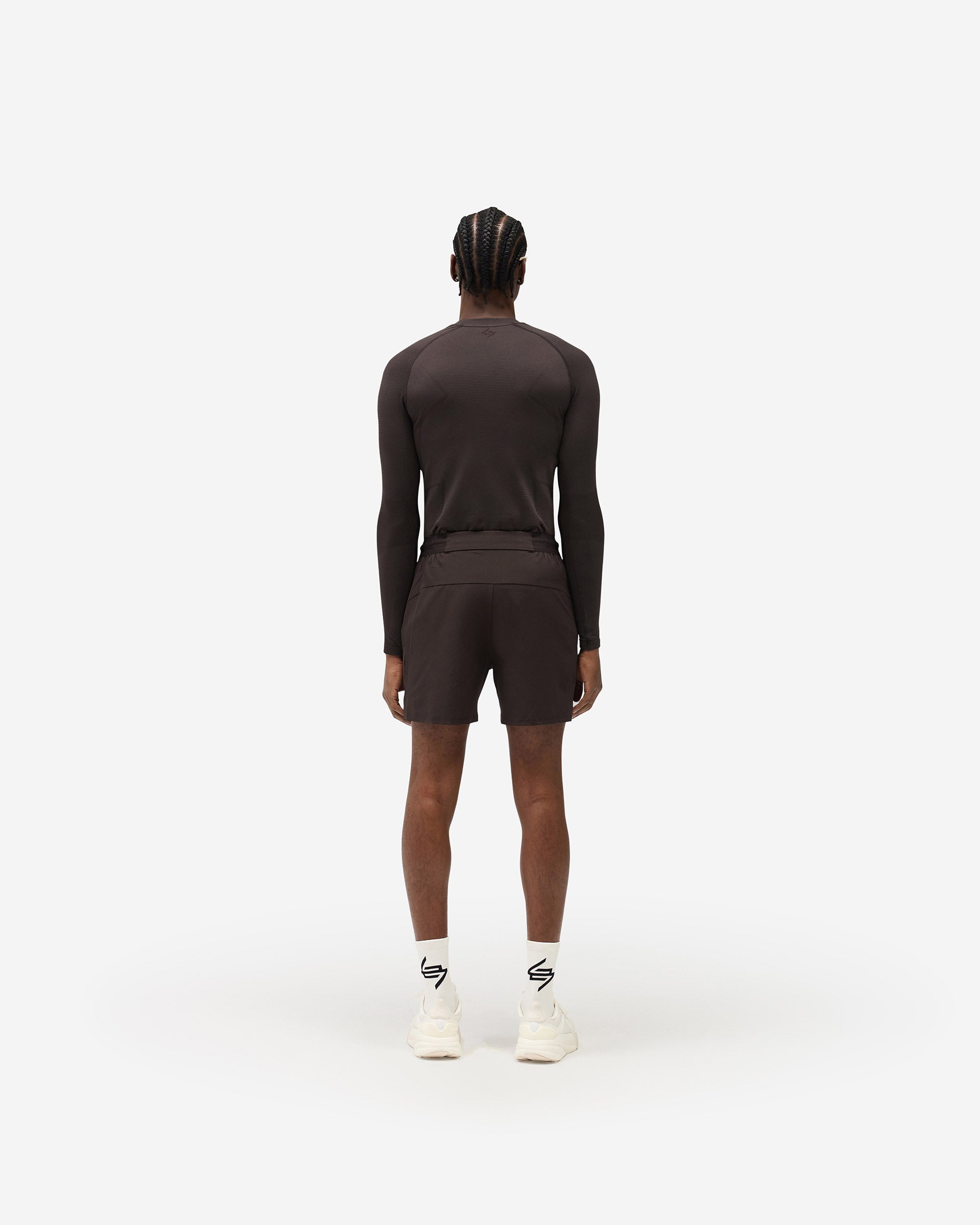 247 Uprising Long Sleeve Seamless T-Shirt - Chocolate