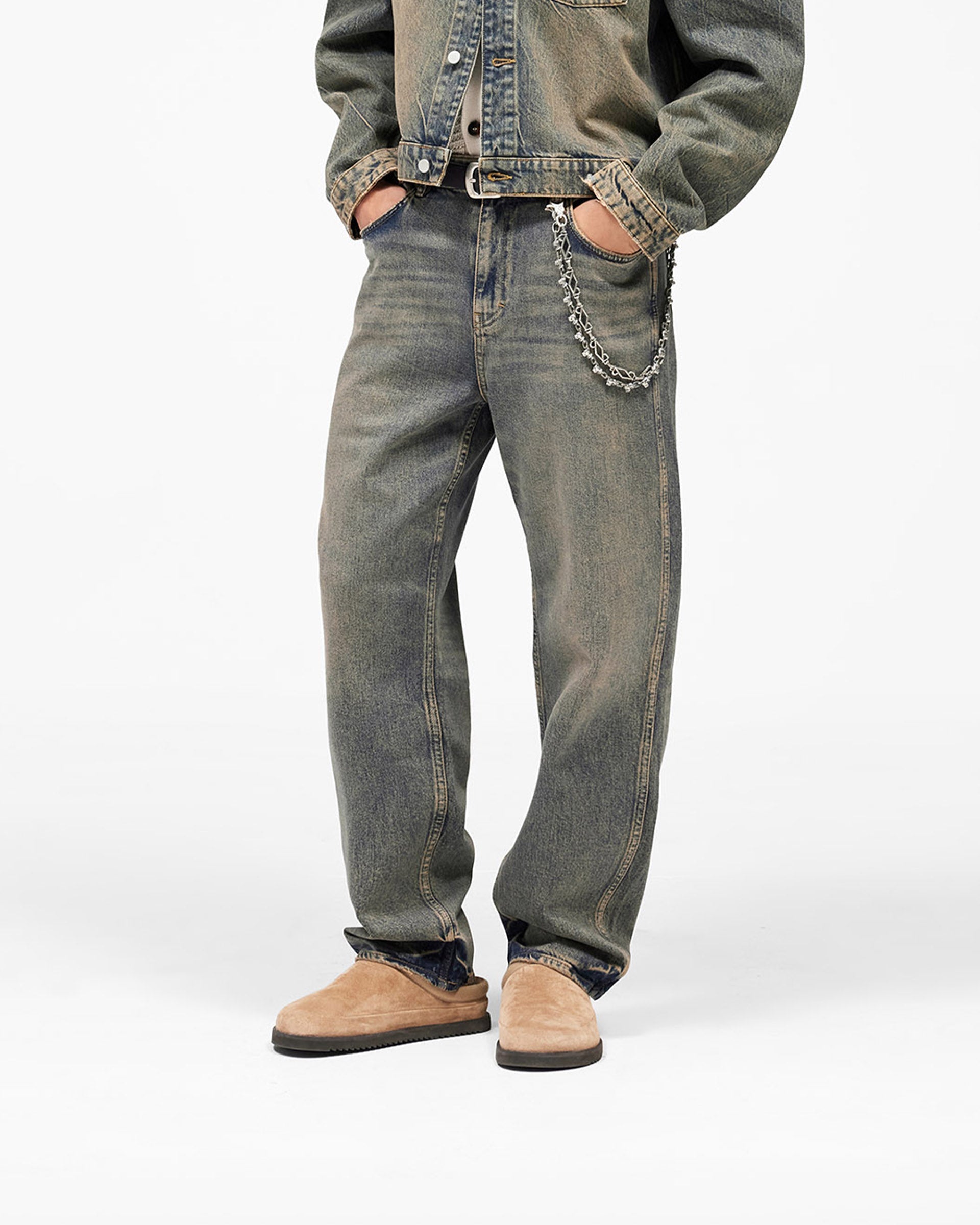 R3 Baggy Denim - Blue Cream