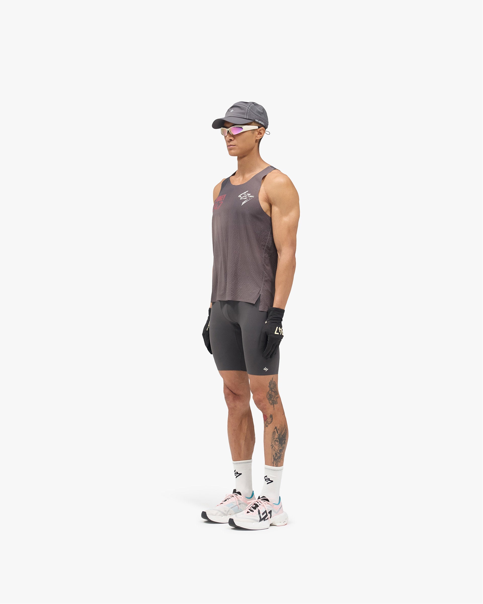 247 Sydney Singlet - Washed Grey