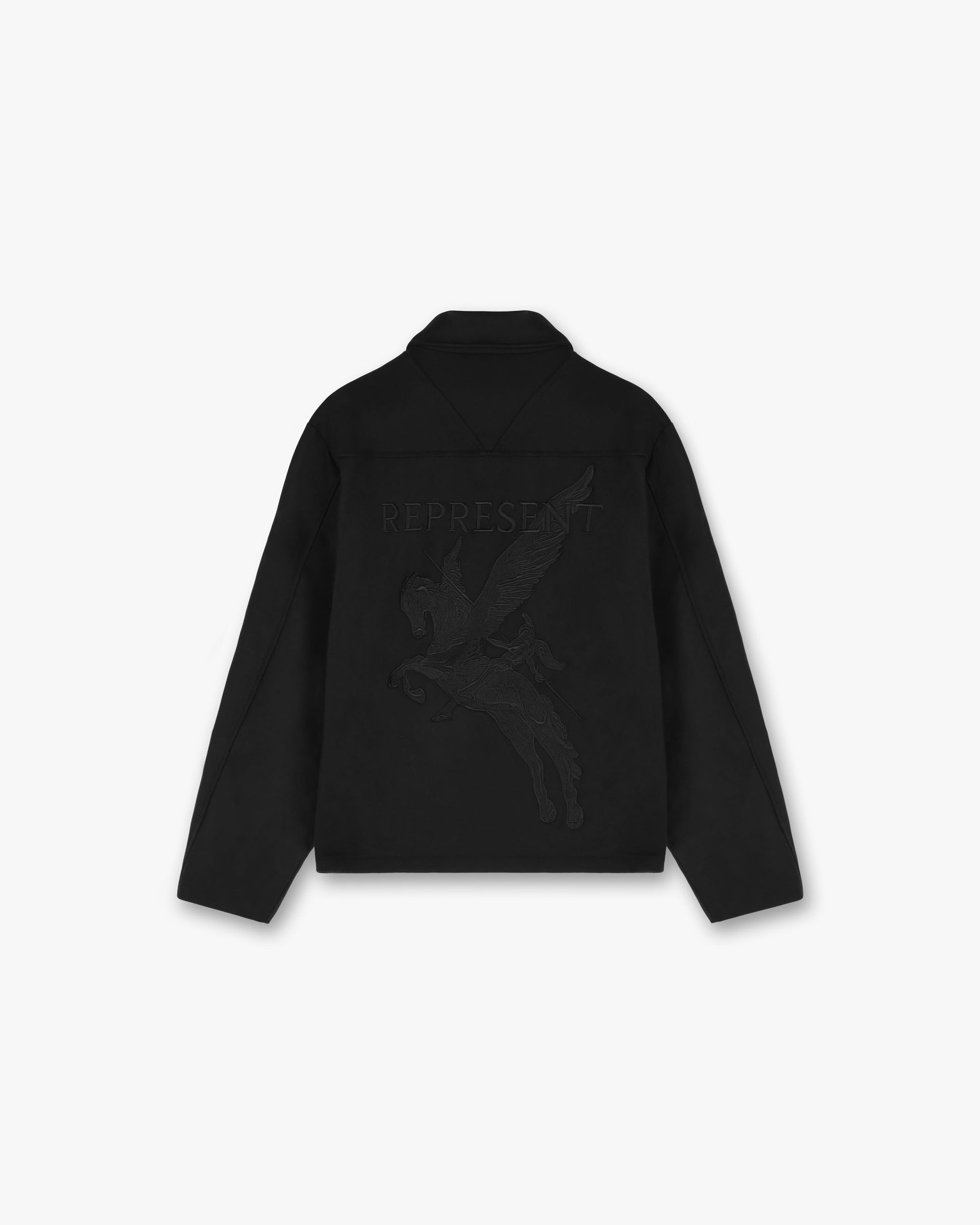 Wool Smart Jacket | Black Outerwear FW23 | Represent Clo