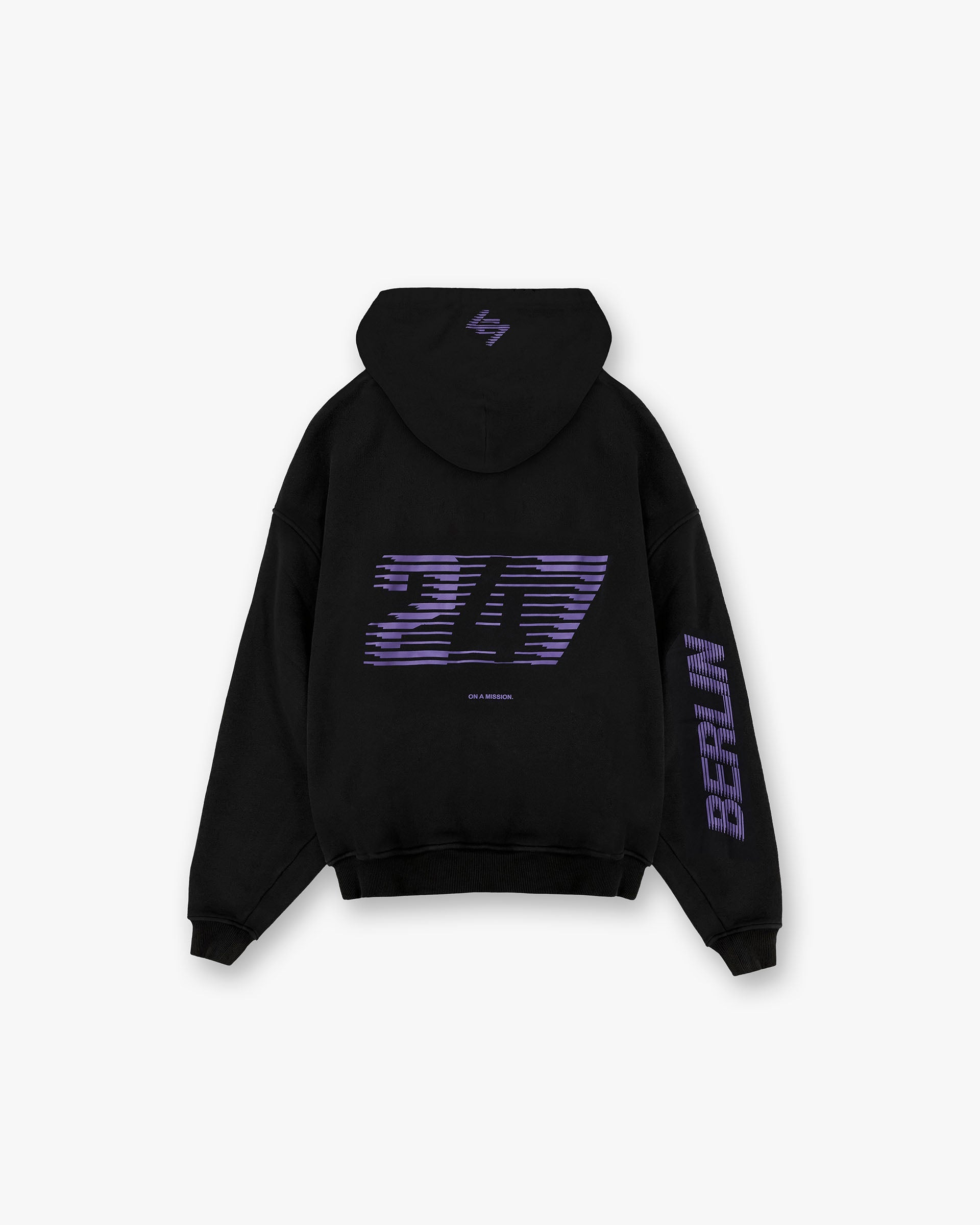 247 Berlin Hoodie - Black Purple